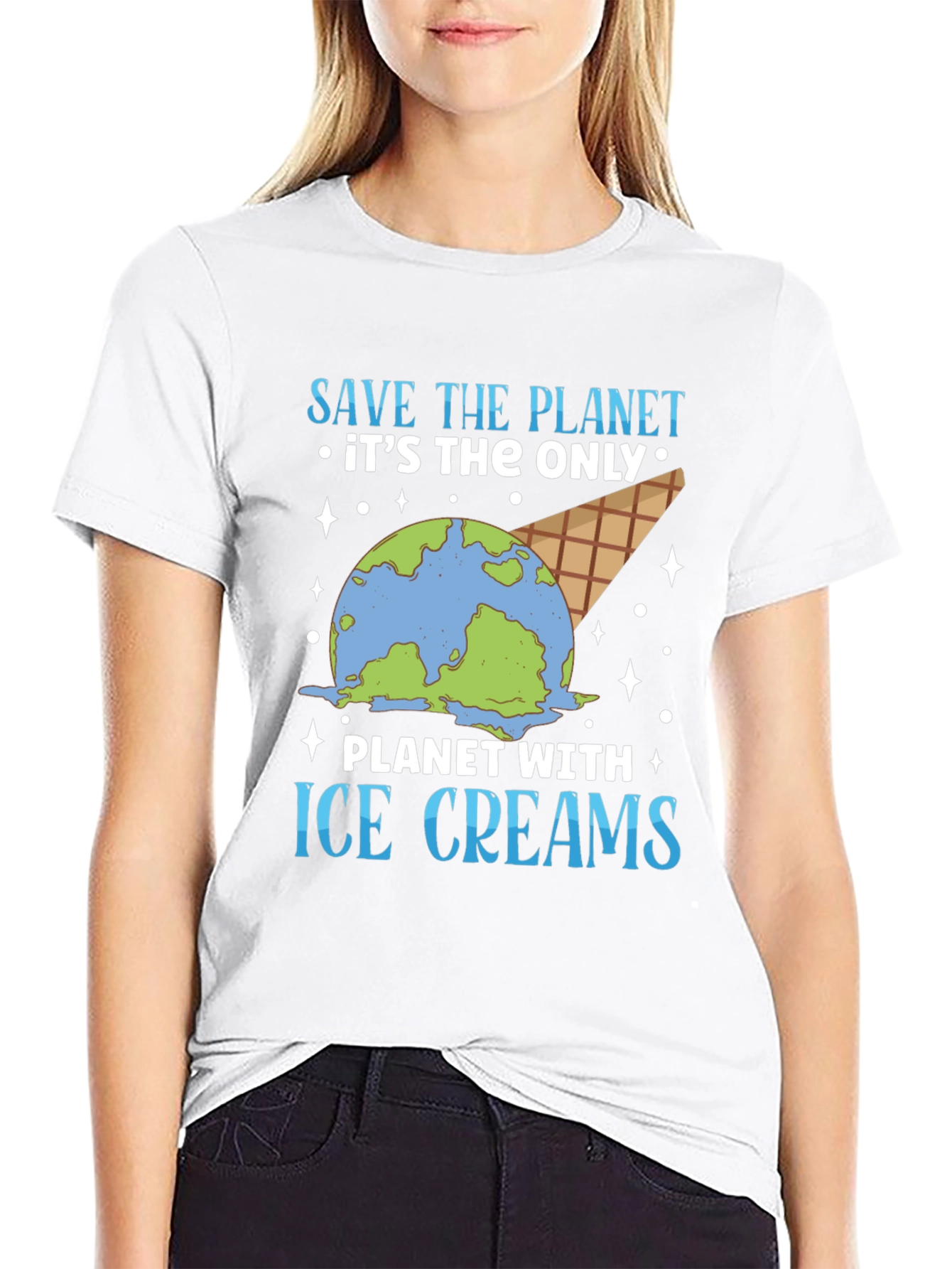 Save the Planet Ice Cream T-Shirt