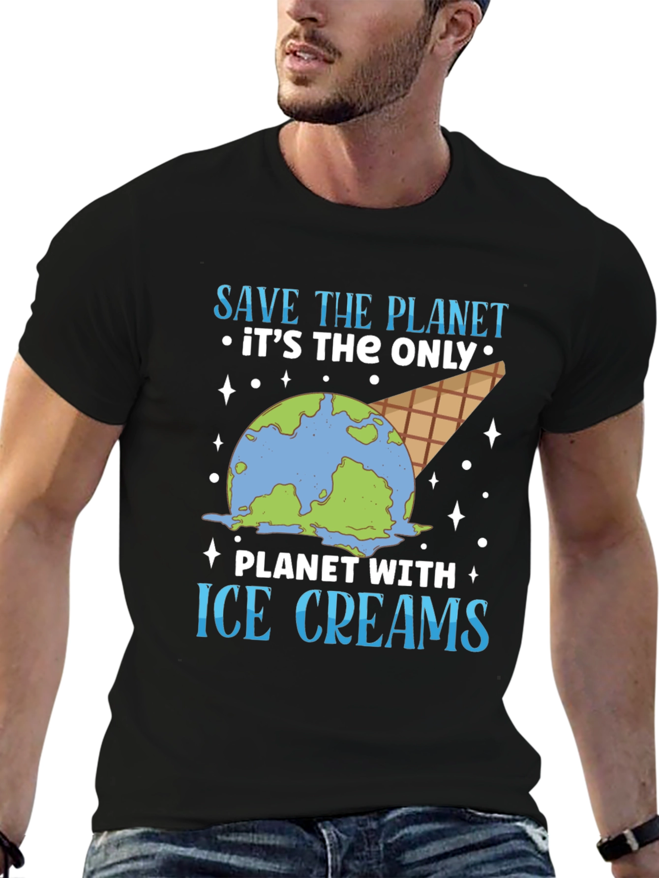 Save the Planet Ice Cream T-Shirt