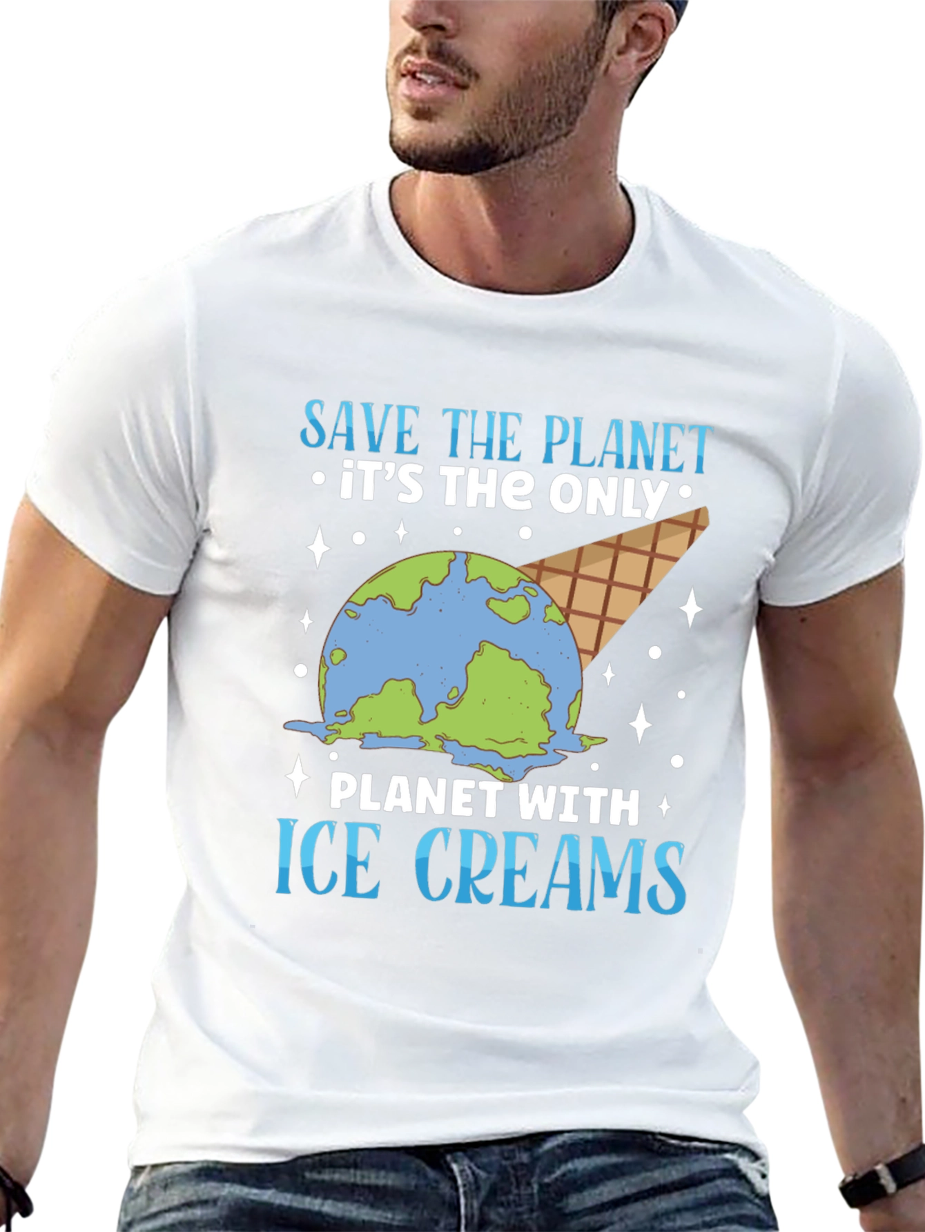Save the Planet Ice Cream T-Shirt