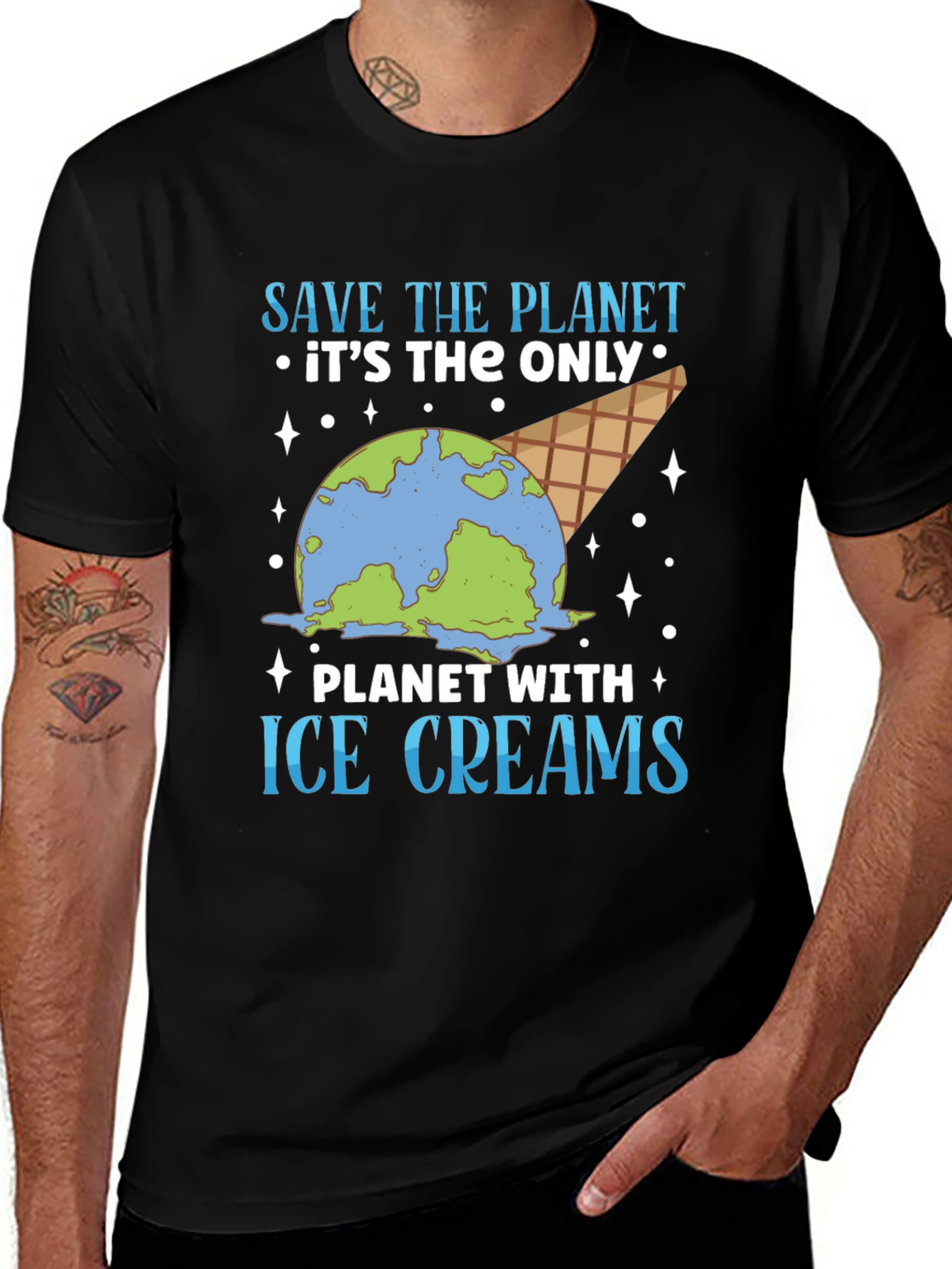 Save the Planet Ice Cream T-Shirt