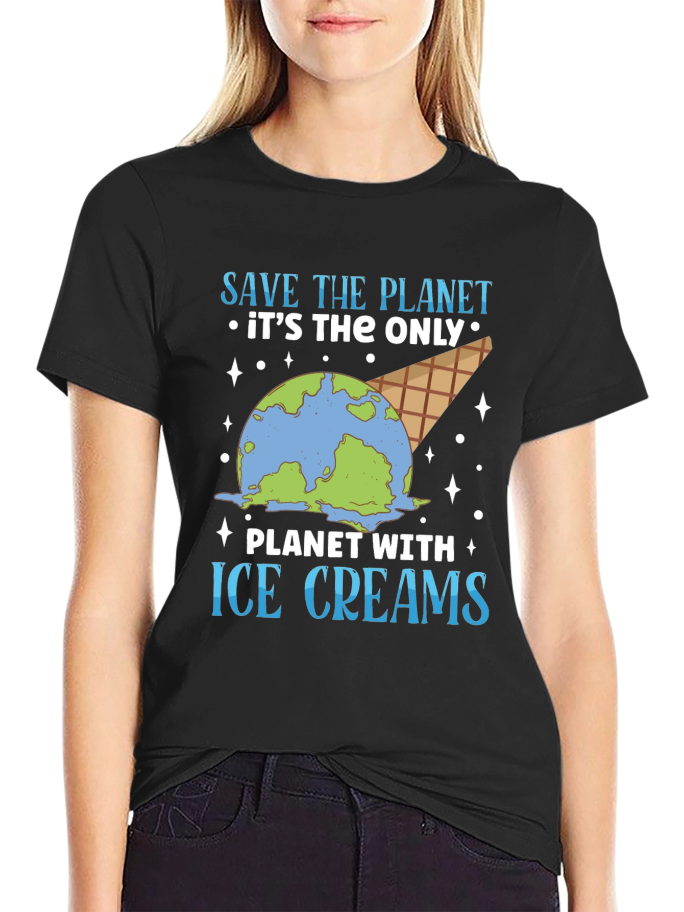 Save the Planet Ice Cream T-Shirt