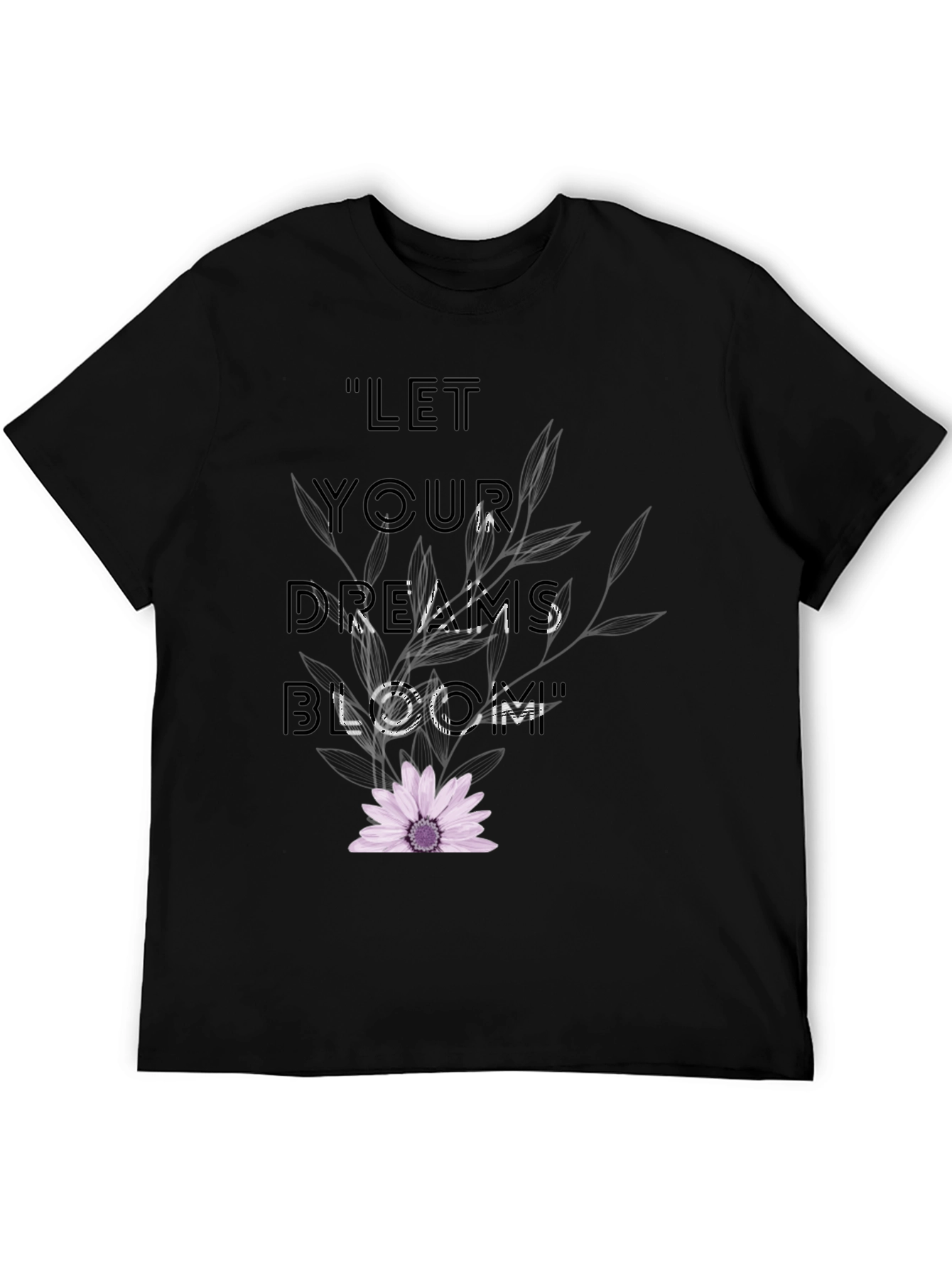 Dreams Bloom Tee - Floral Graphic T-Shirt