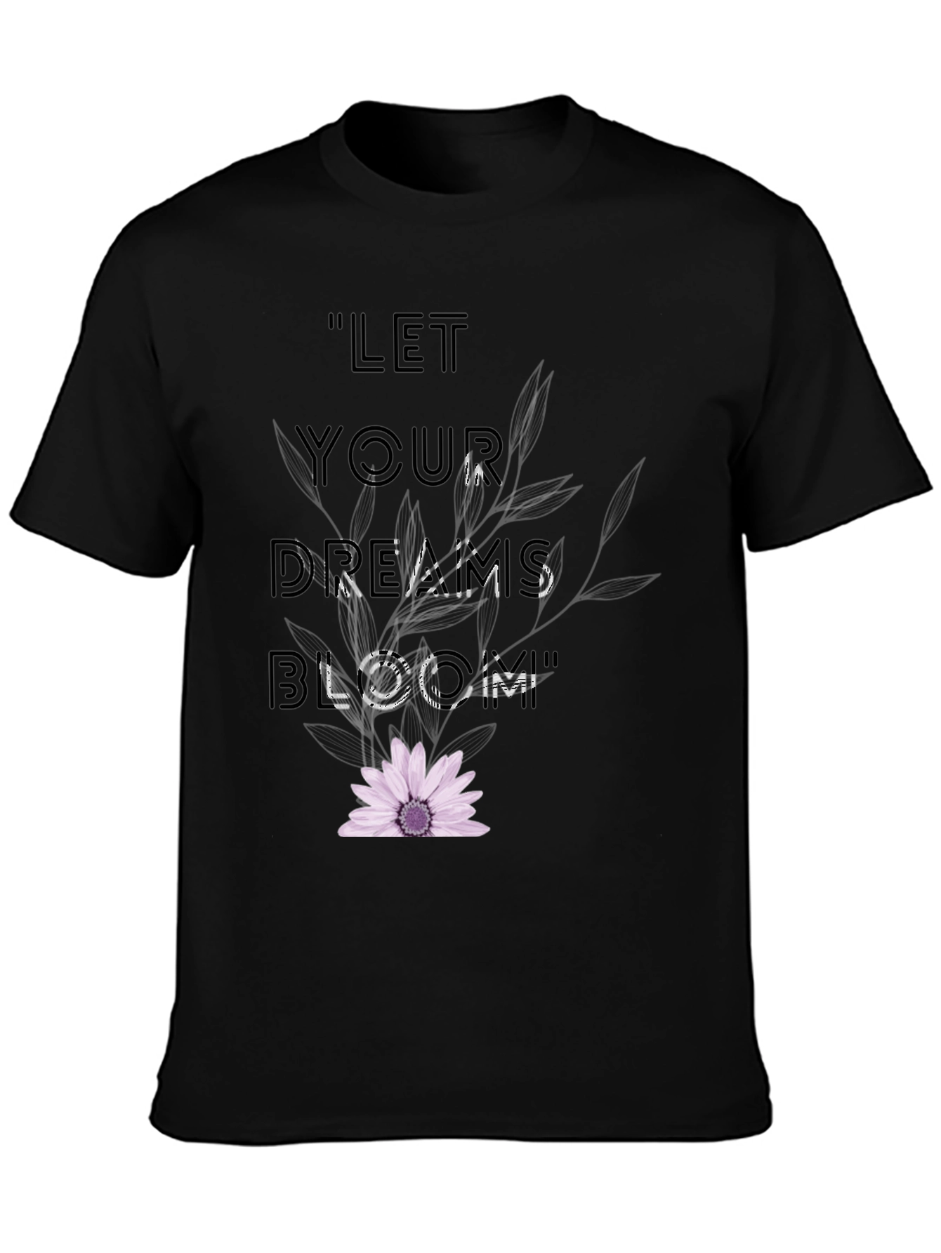 Dreams Bloom Tee - Floral Graphic T-Shirt