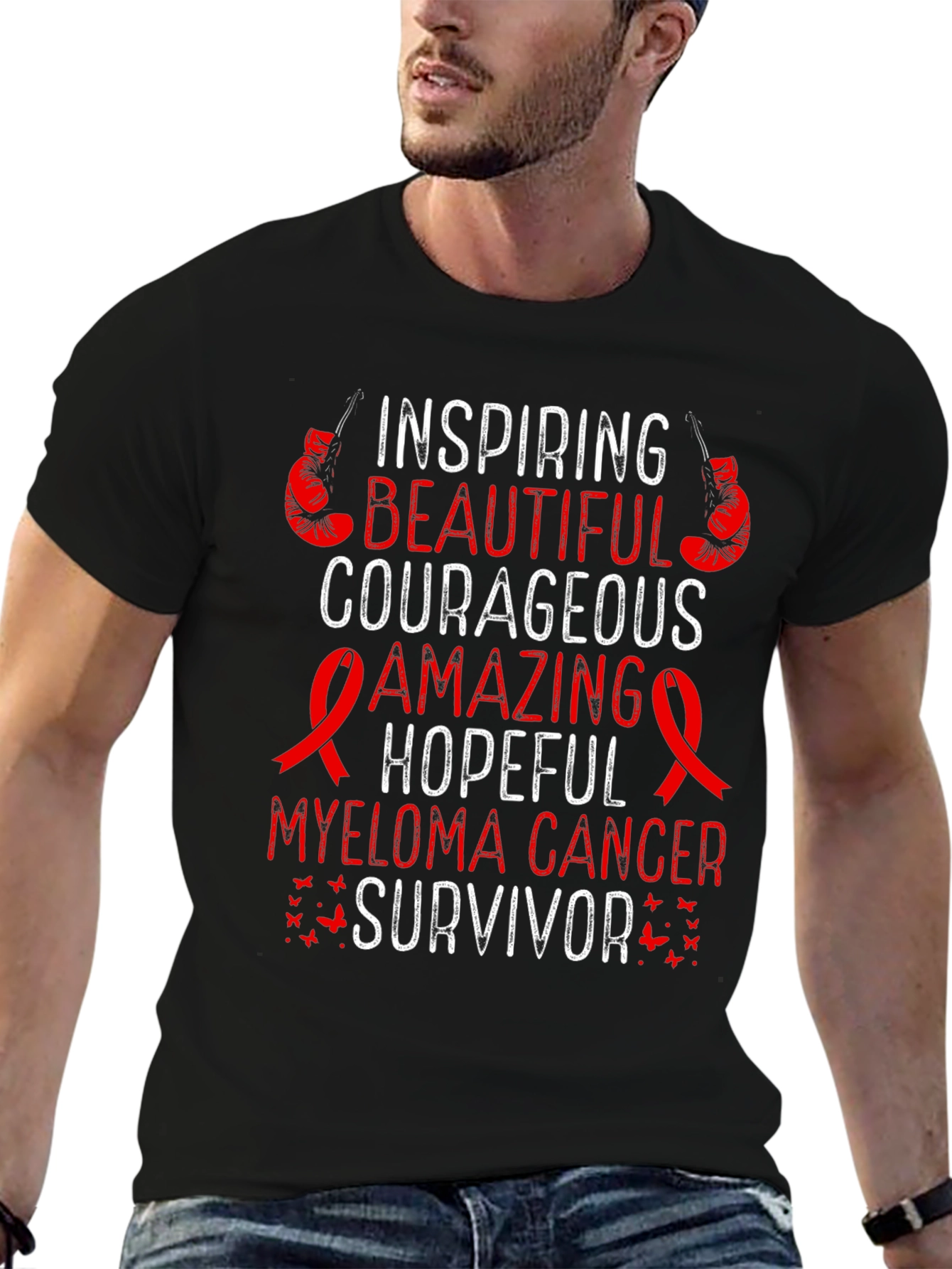 Myeloma Cancer Survivor T-Shirt Inspirational Design