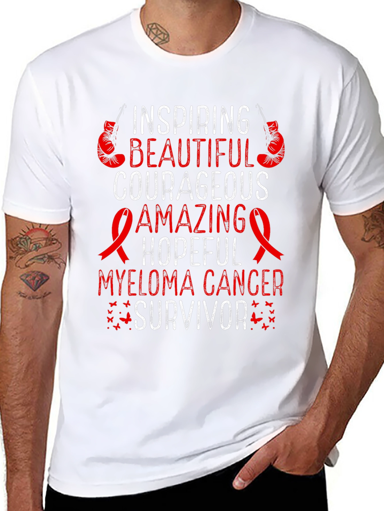 Myeloma Cancer Survivor T-Shirt Inspirational Design