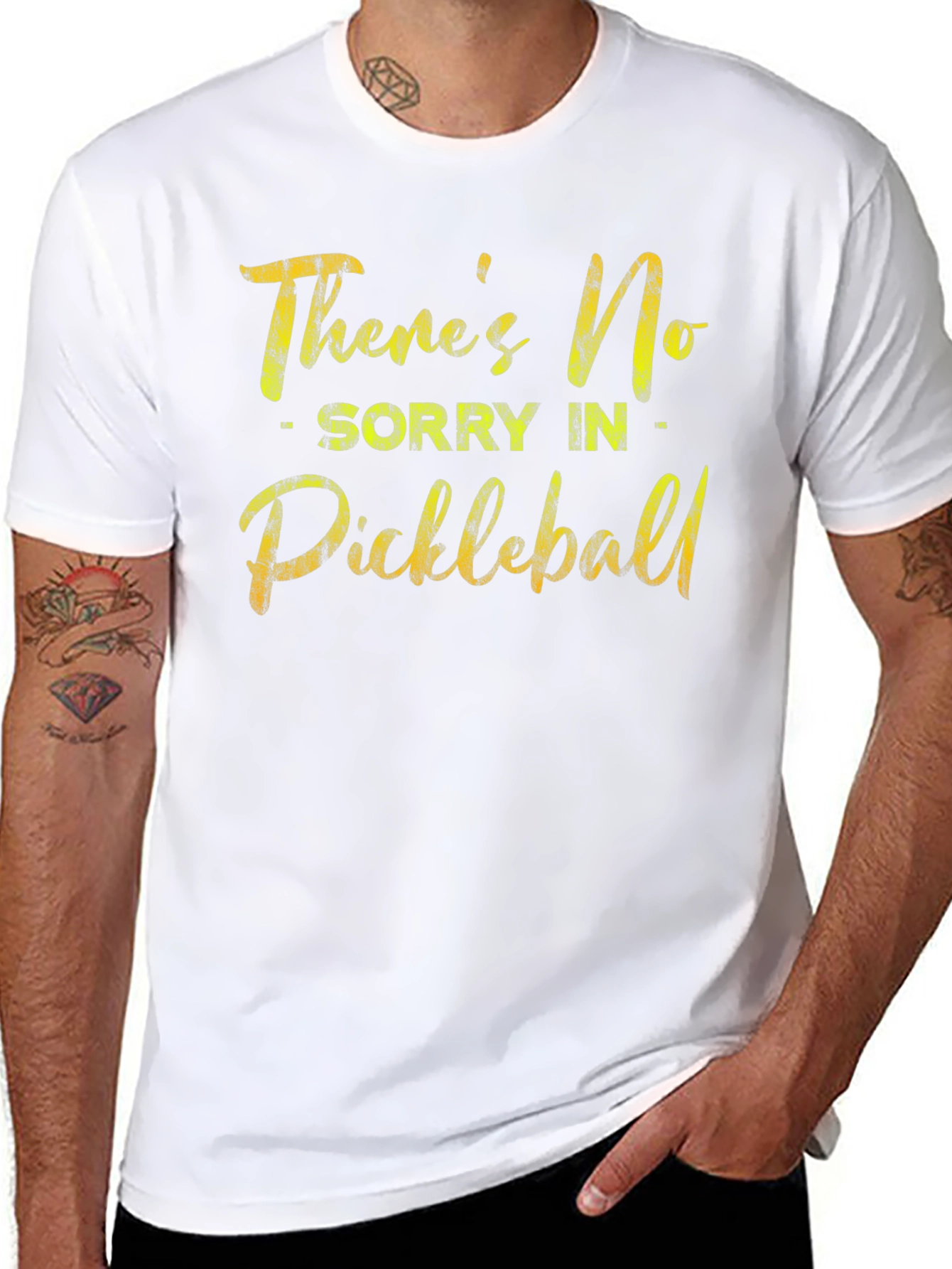 Funny Pickleball T-Shirt - Theres No Sorry