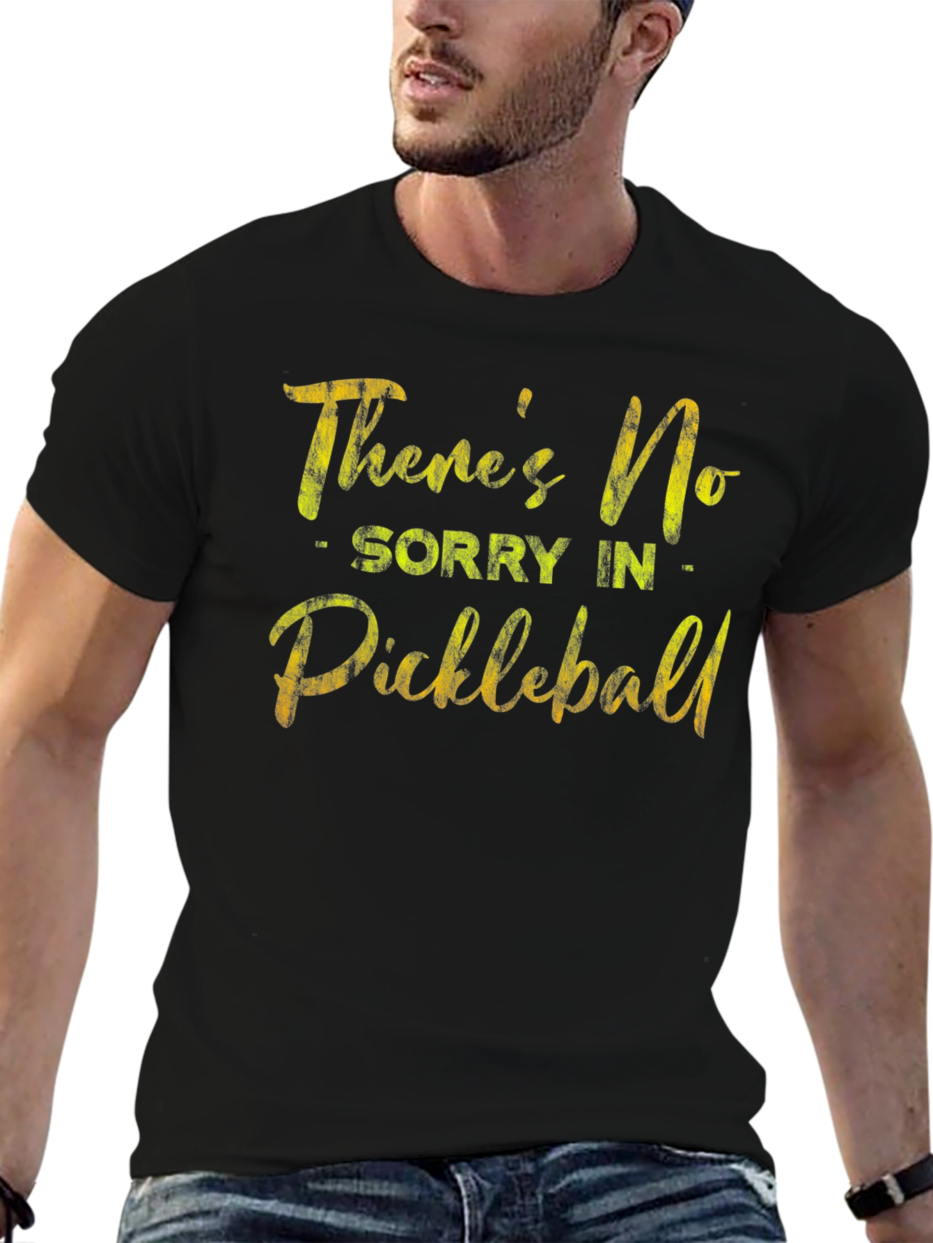 Funny Pickleball T-Shirt - Theres No Sorry