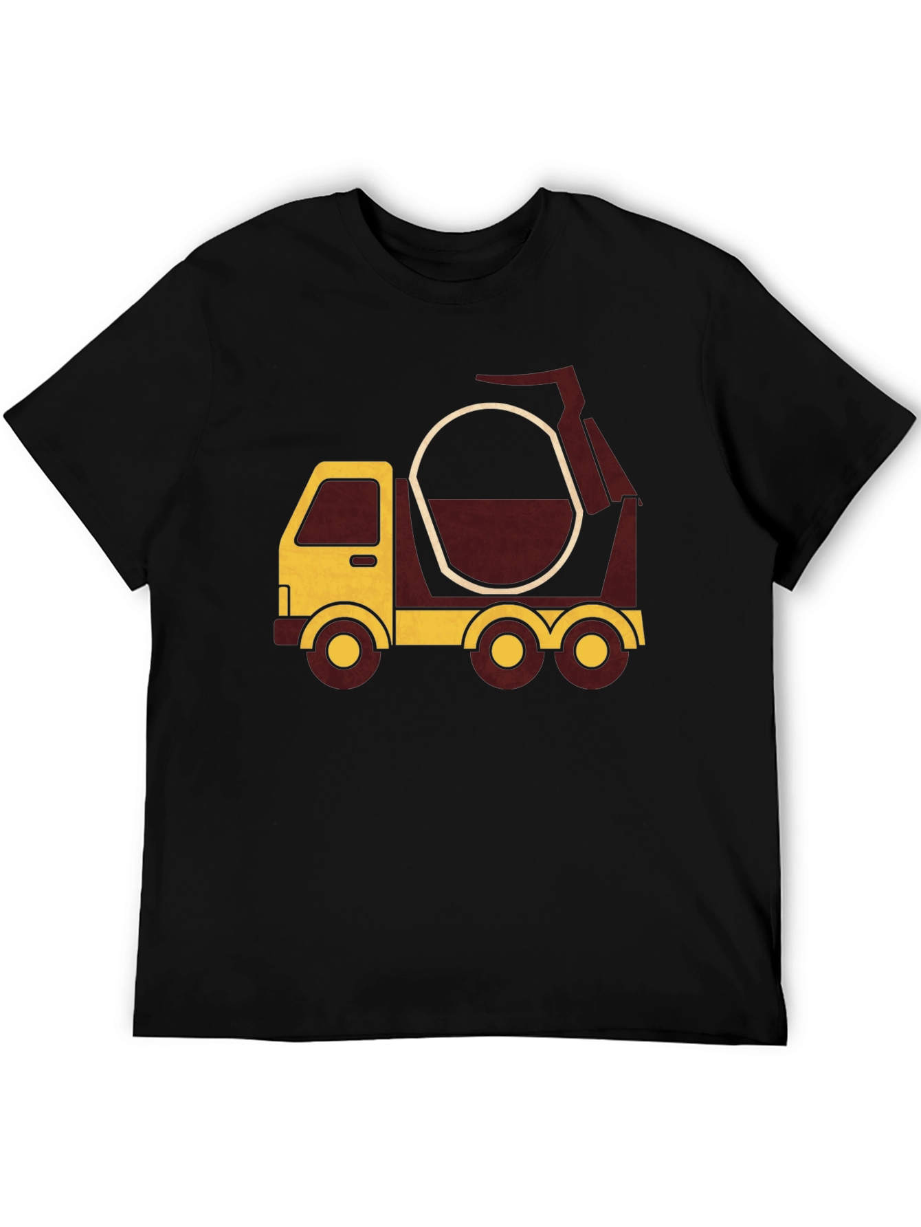 Cement Mixer Truck Graphic T-Shirt