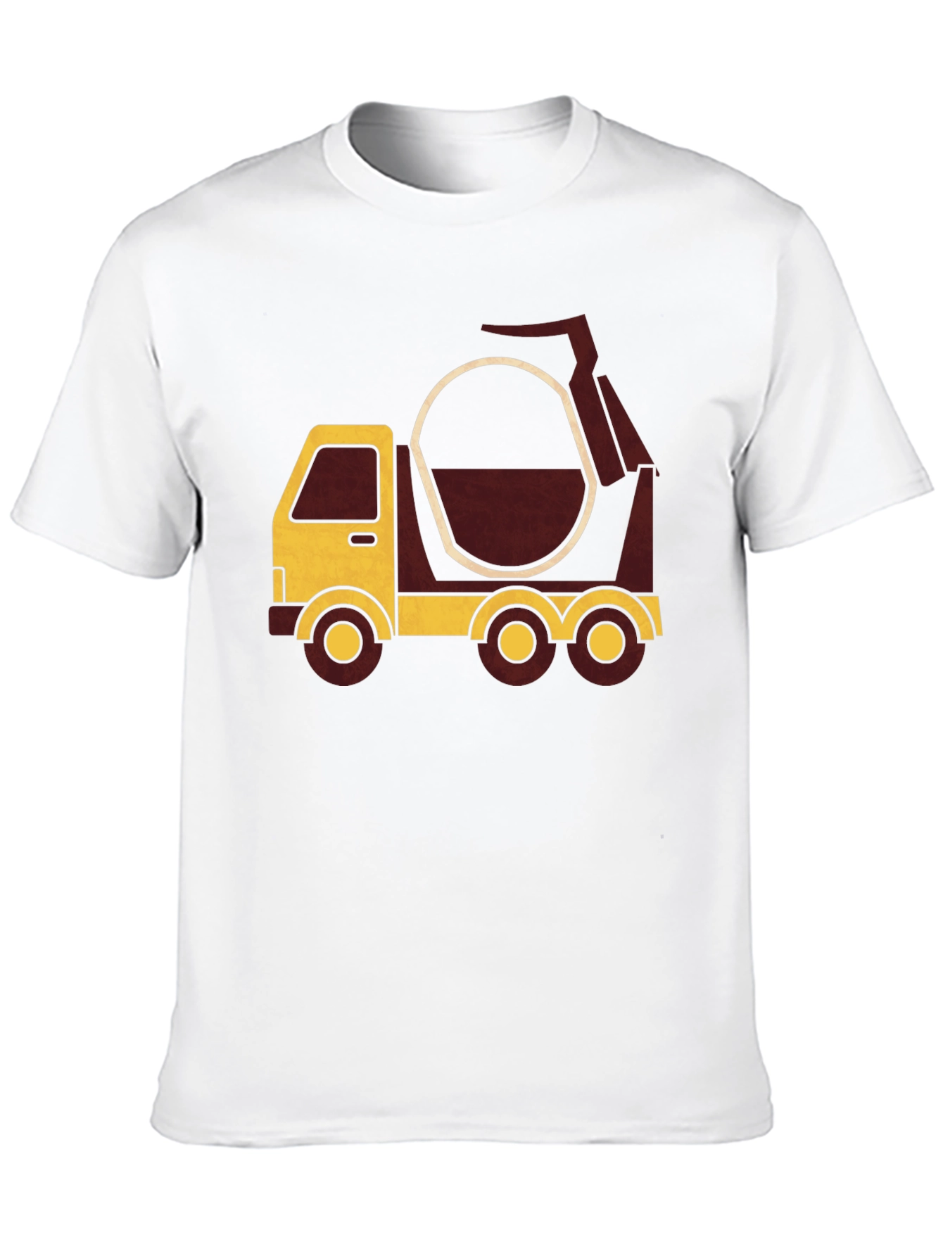 Cement Mixer Truck Graphic T-Shirt