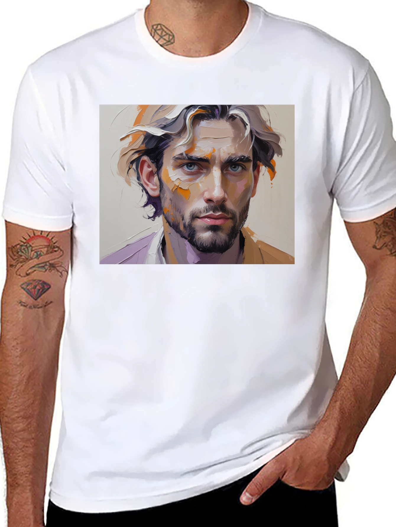 Portrait Graphic T-Shirt