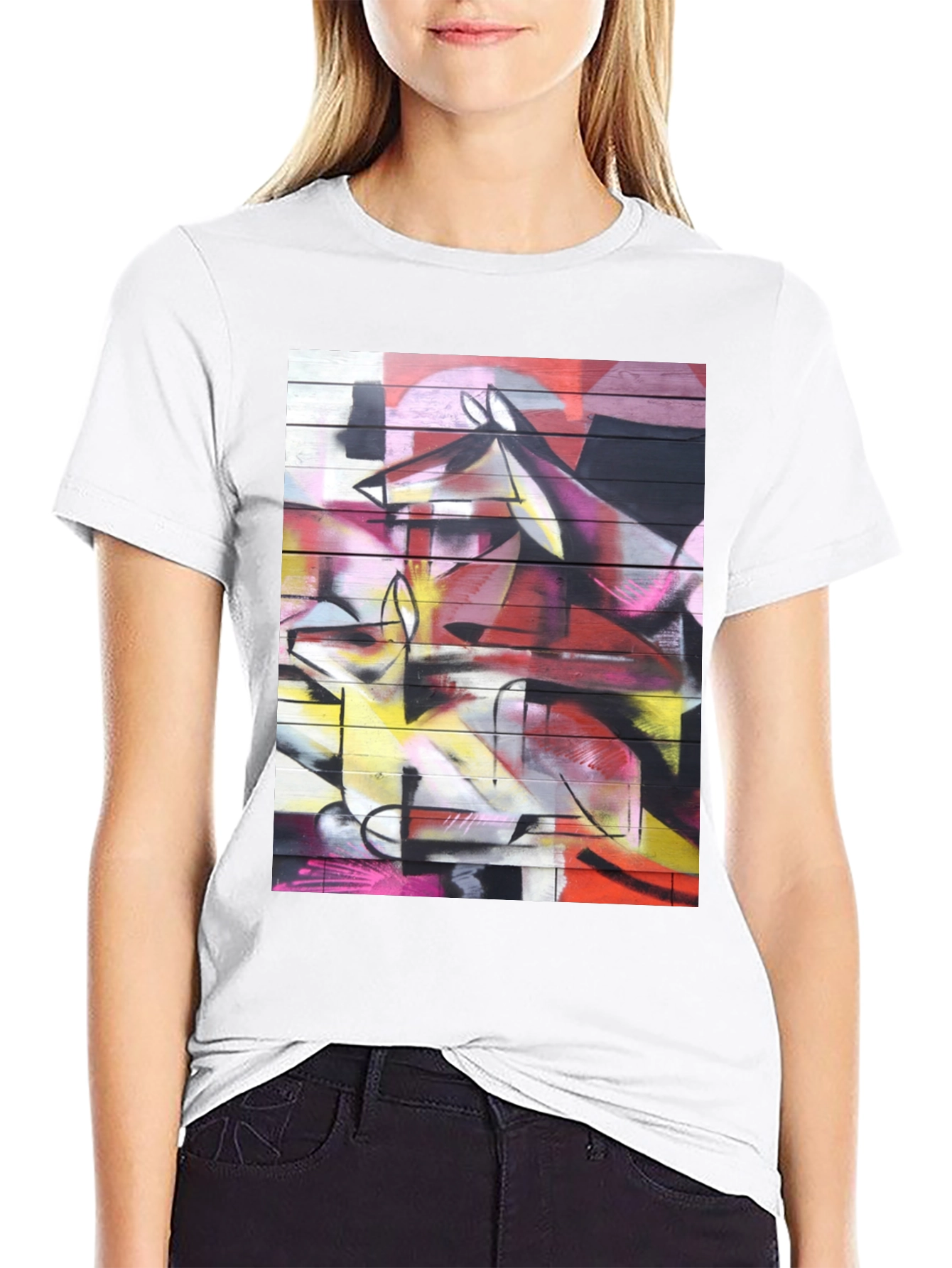 Abstract Graffiti Art Graphic T-Shirt