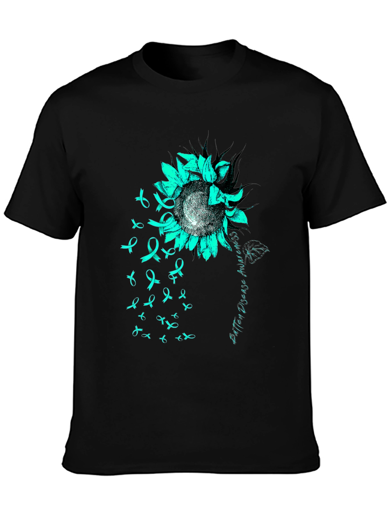 Batten Disease Awareness Sunflower T-Shirt