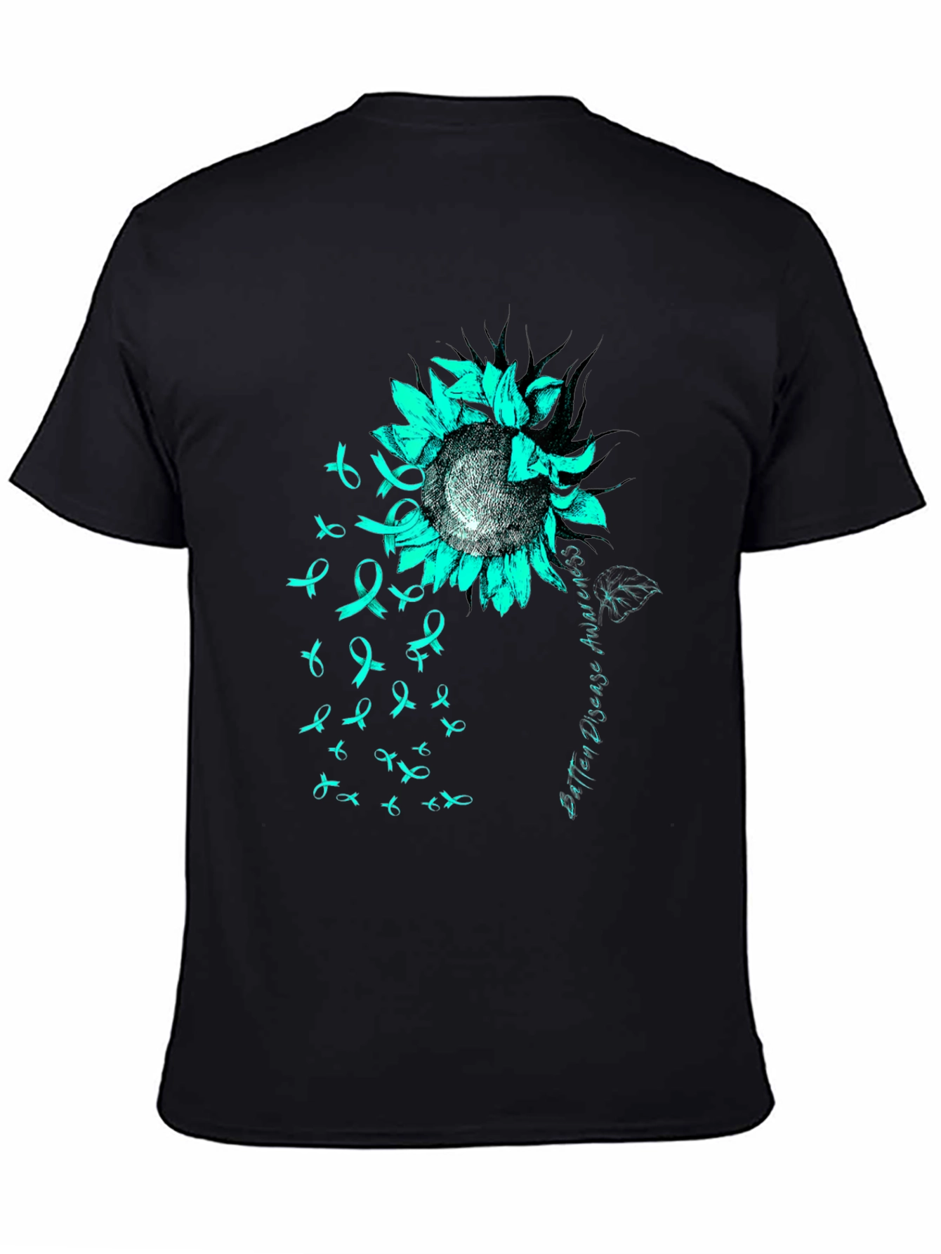 Batten Disease Awareness Sunflower T-Shirt