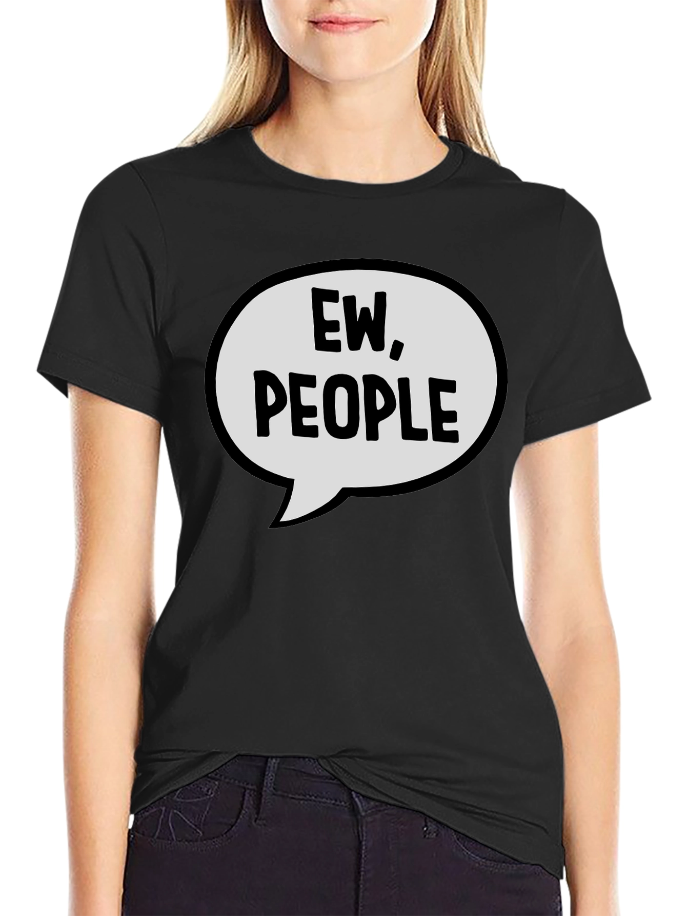Ew People T-Shirt - Funny Sarcastic Introvert Tee