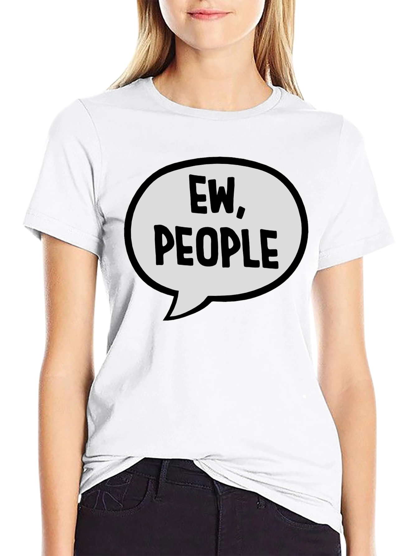 Ew People T-Shirt - Funny Sarcastic Introvert Tee