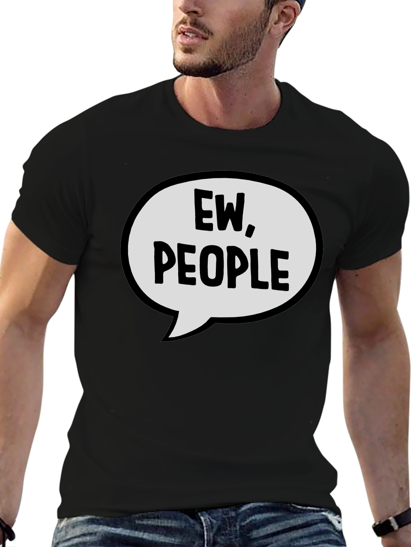 Ew People T-Shirt - Funny Sarcastic Introvert Tee