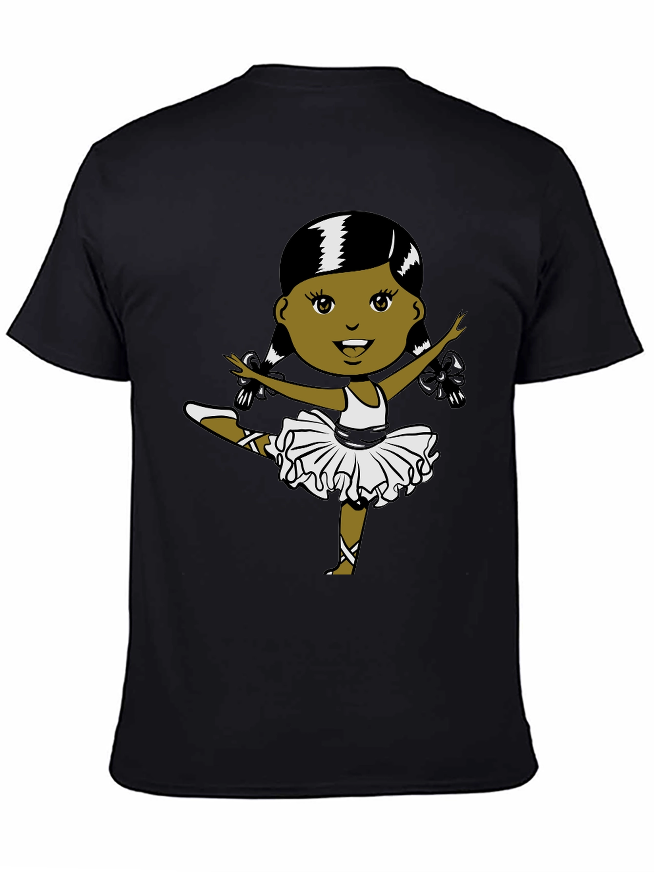 Ballerina Graphic T-Shirt - Black