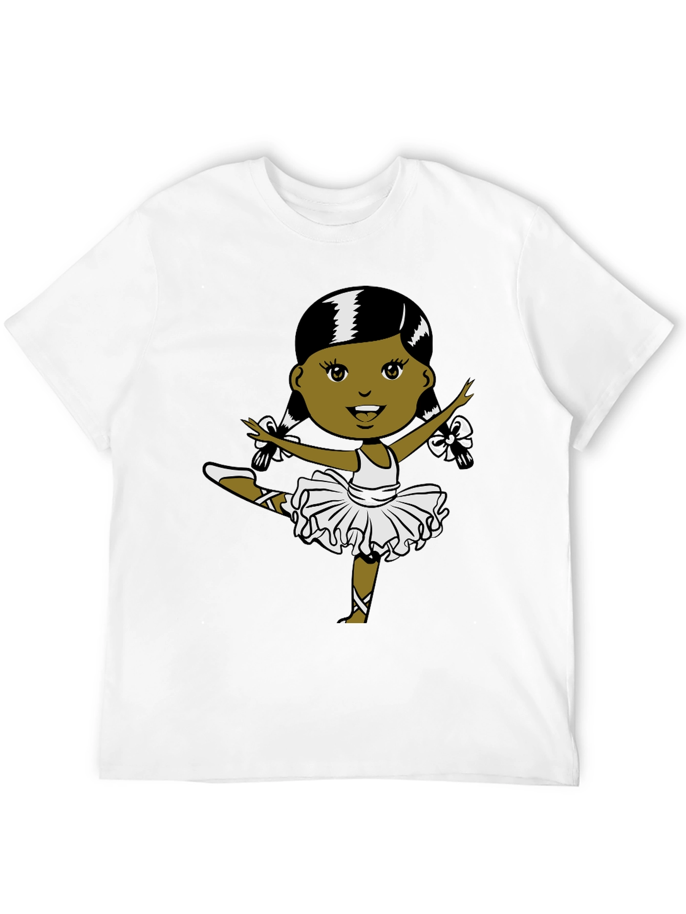 Ballerina Graphic T-Shirt - Black