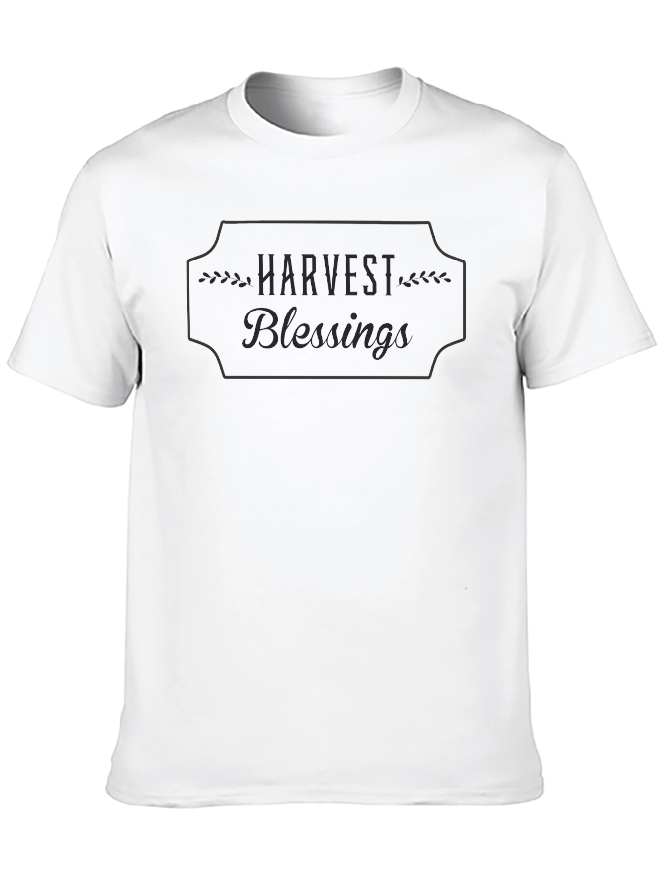 Harvest Blessings Graphic T-Shirt - Black