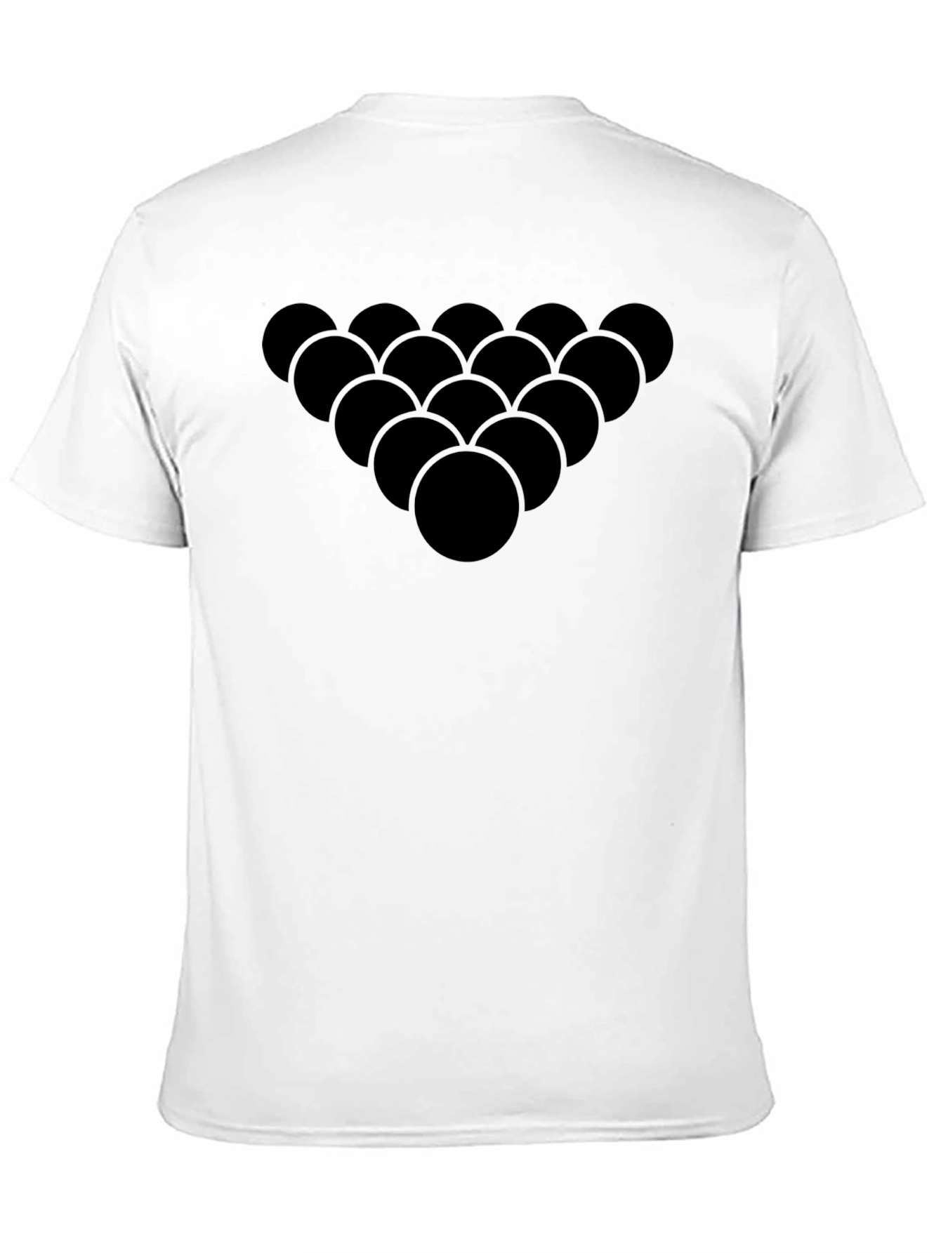 Black Billiard Ball Rack T-Shirt