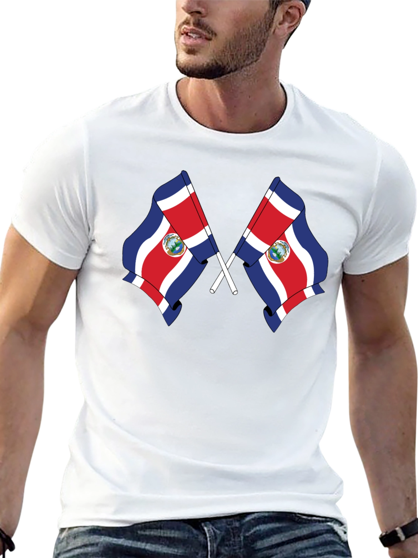Costa Rica Flag T-Shirt - Pura Vida Style!