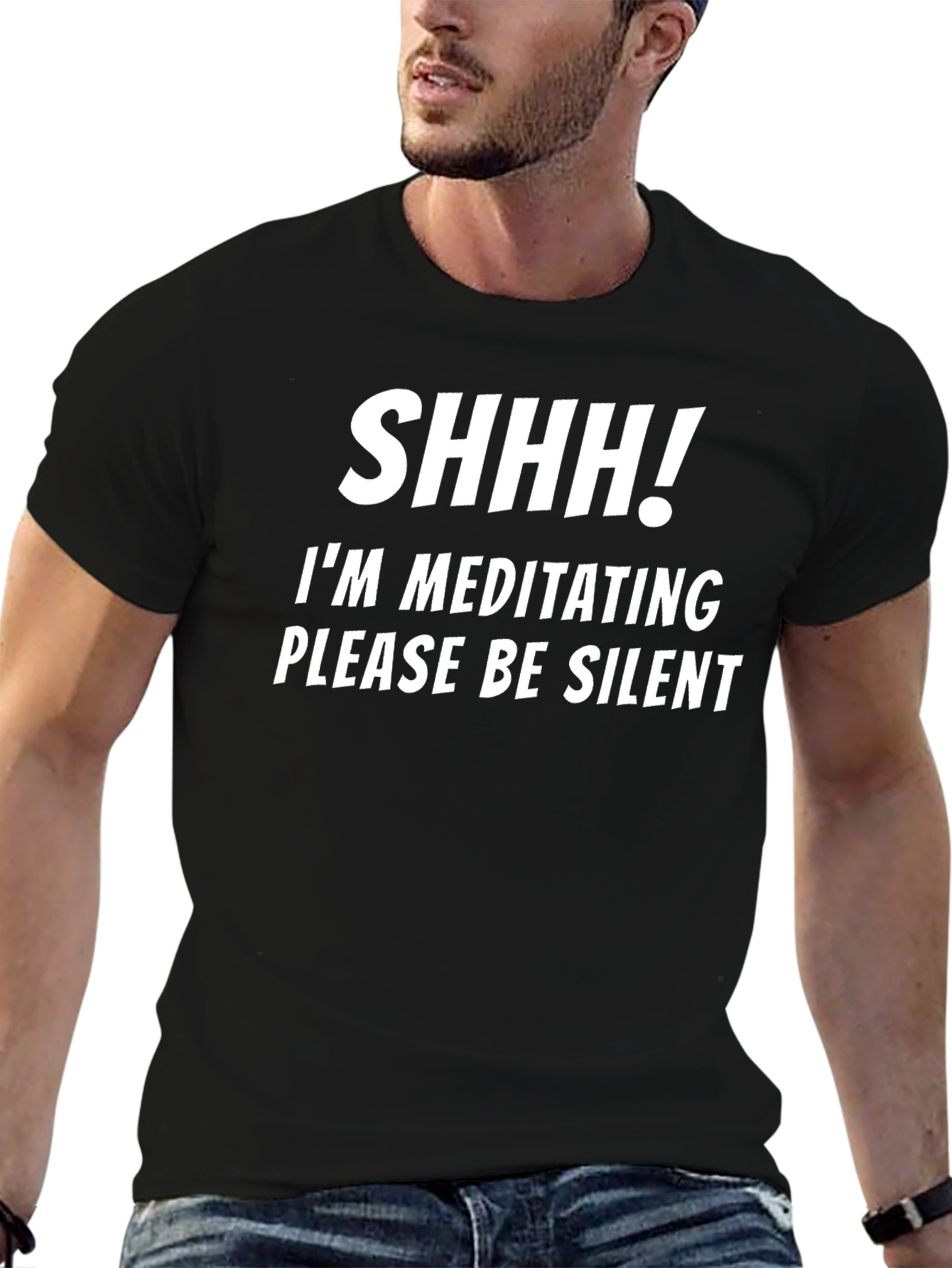 Shhh Meditating Graphic Tee