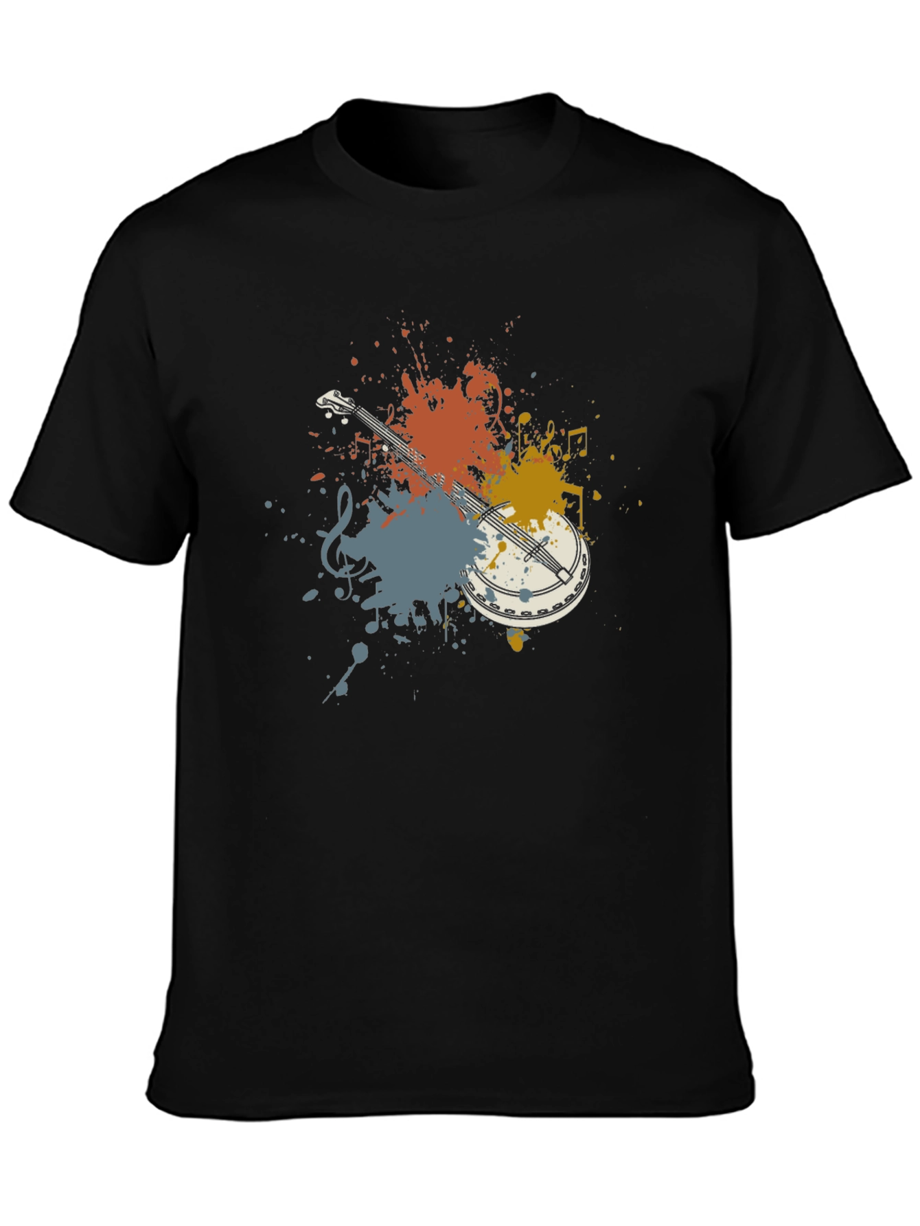 Banjo Paint Splatter T-Shirt