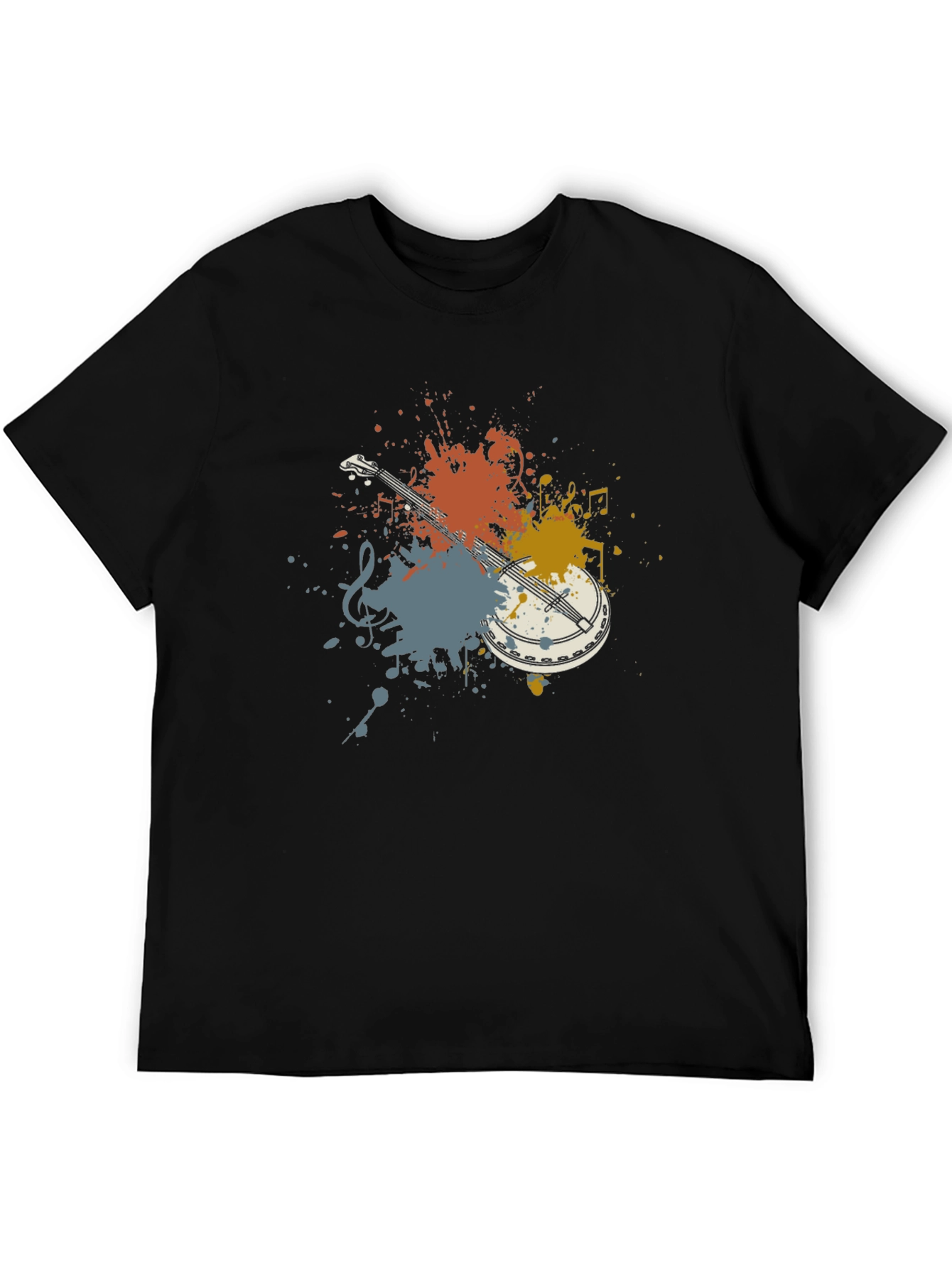 Banjo Paint Splatter T-Shirt