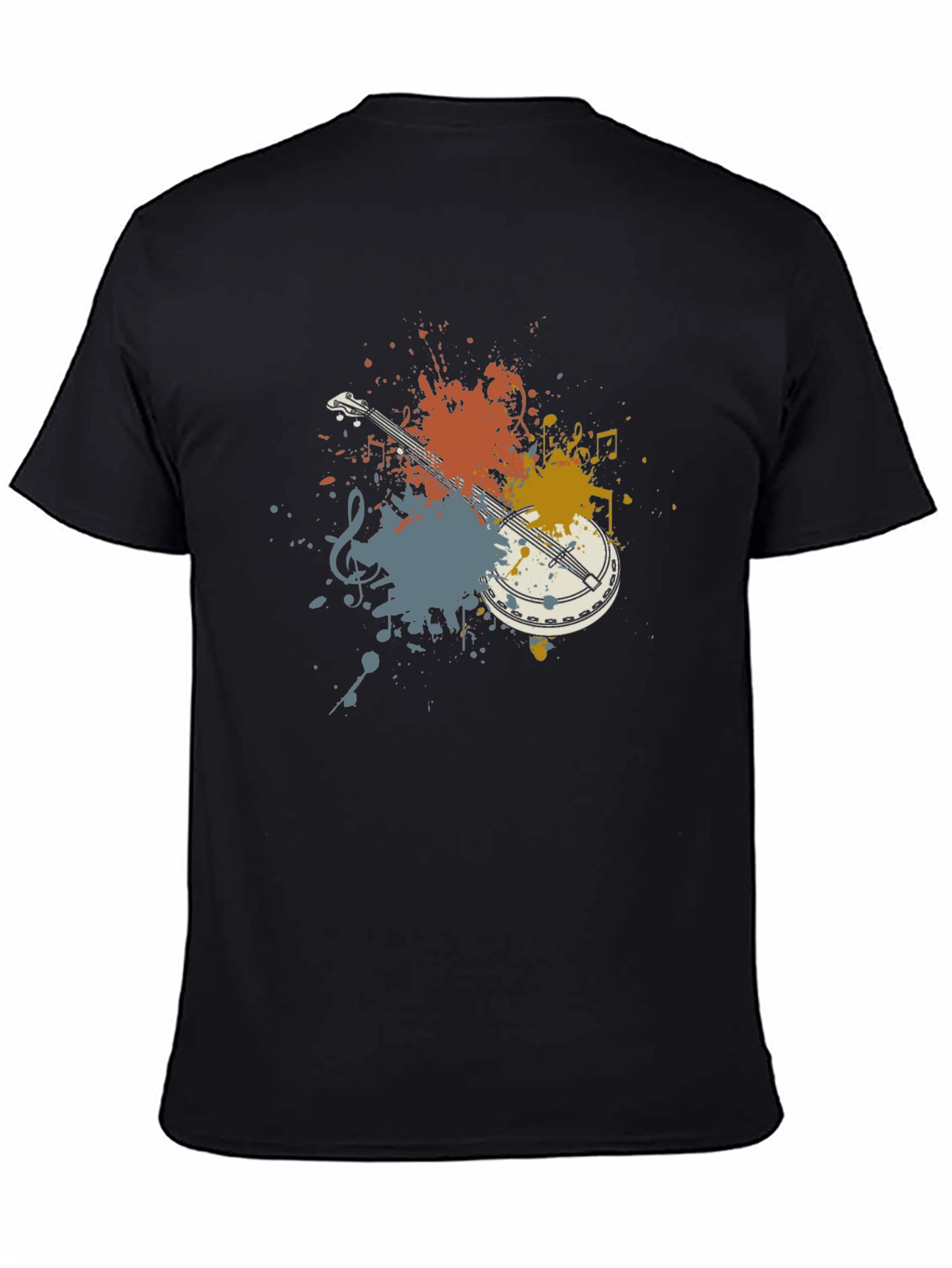 Banjo Paint Splatter T-Shirt