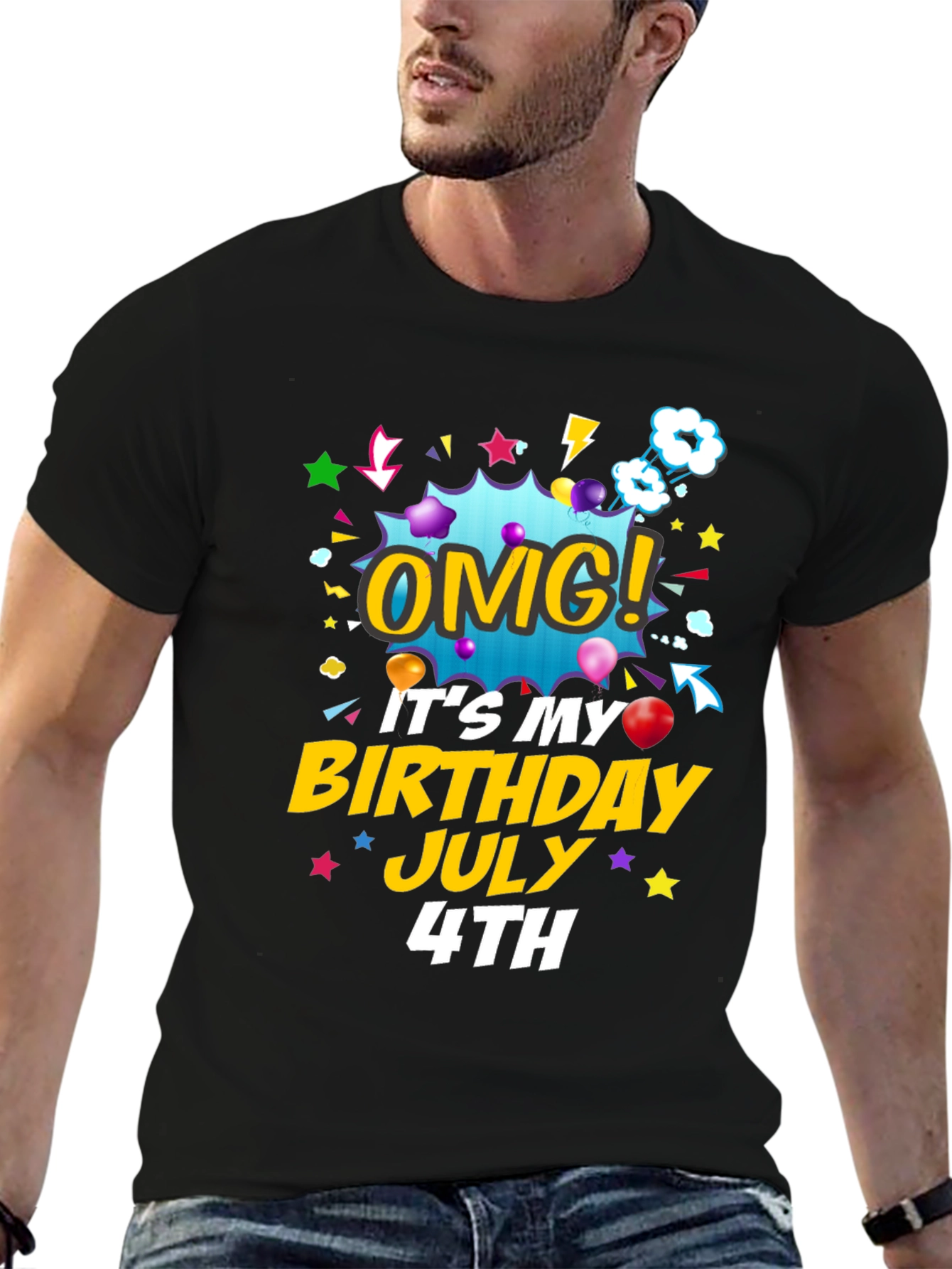 OMG! Birthday July 4th T-Shirt