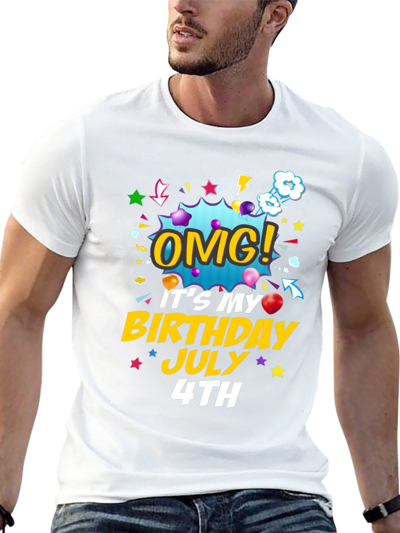 OMG! Birthday July 4th T-Shirt