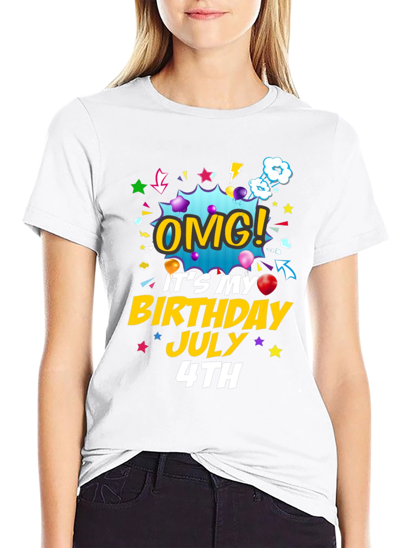 OMG! Birthday July 4th T-Shirt