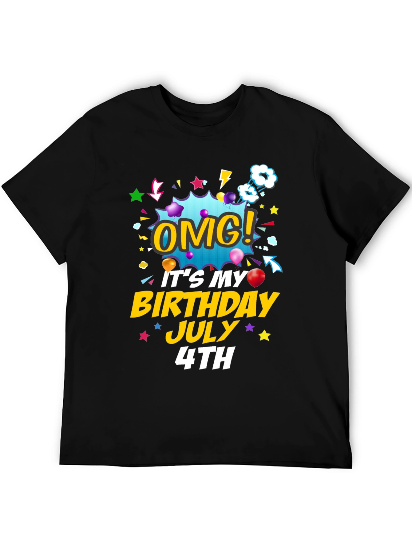 OMG! Birthday July 4th T-Shirt