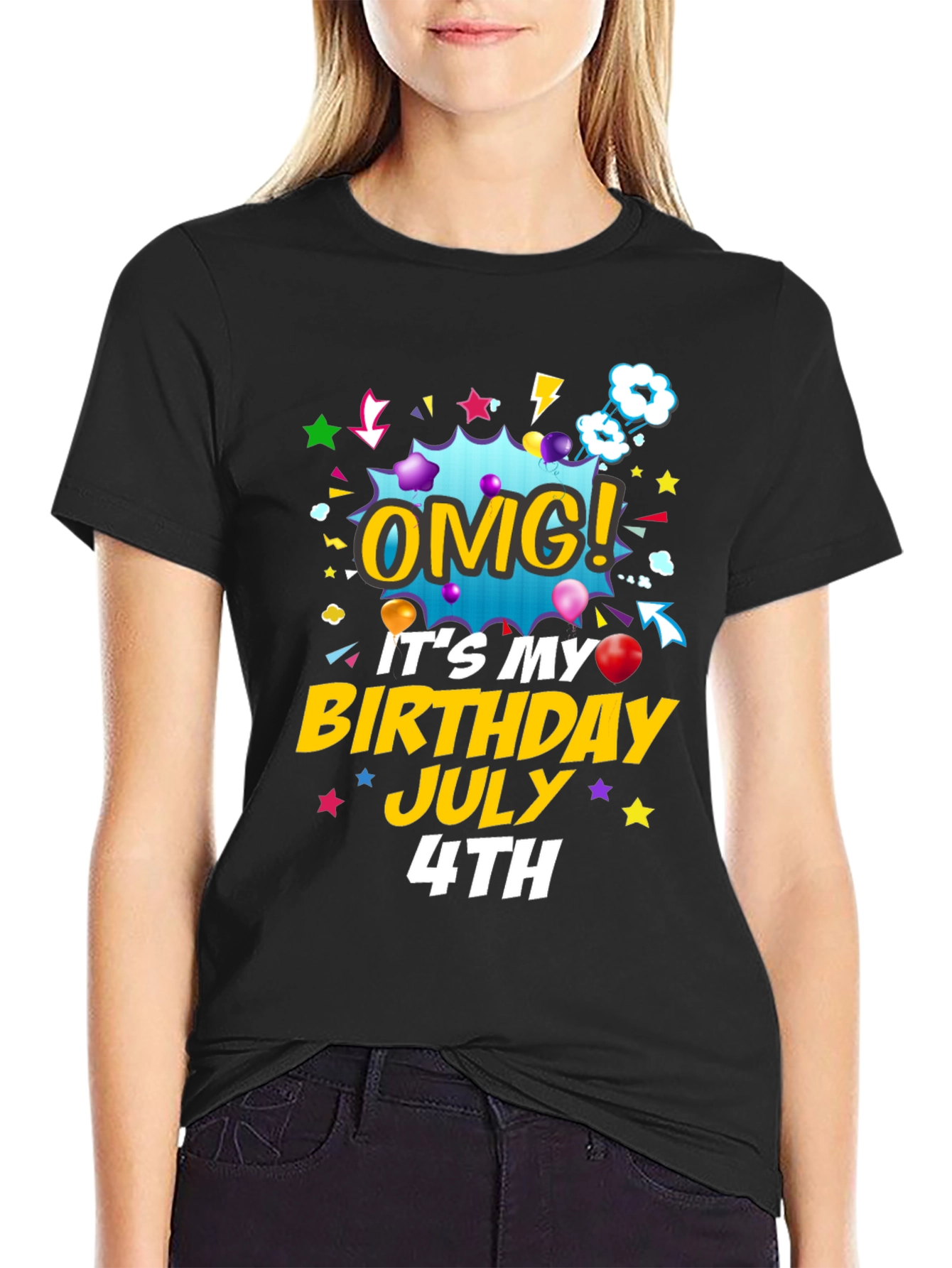 OMG! Birthday July 4th T-Shirt