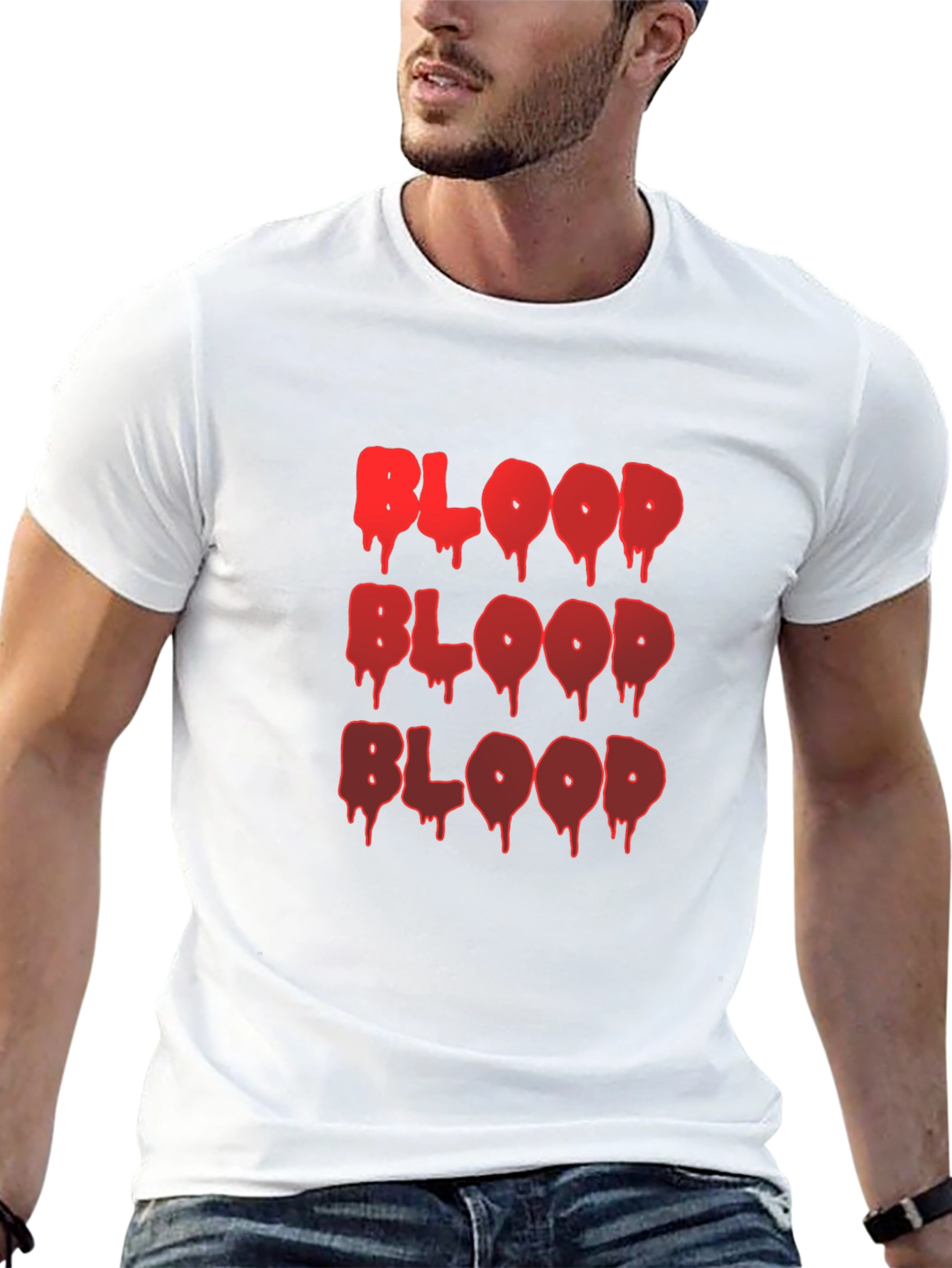 Bloody Good T-Shirt - Red Drip Font on Black