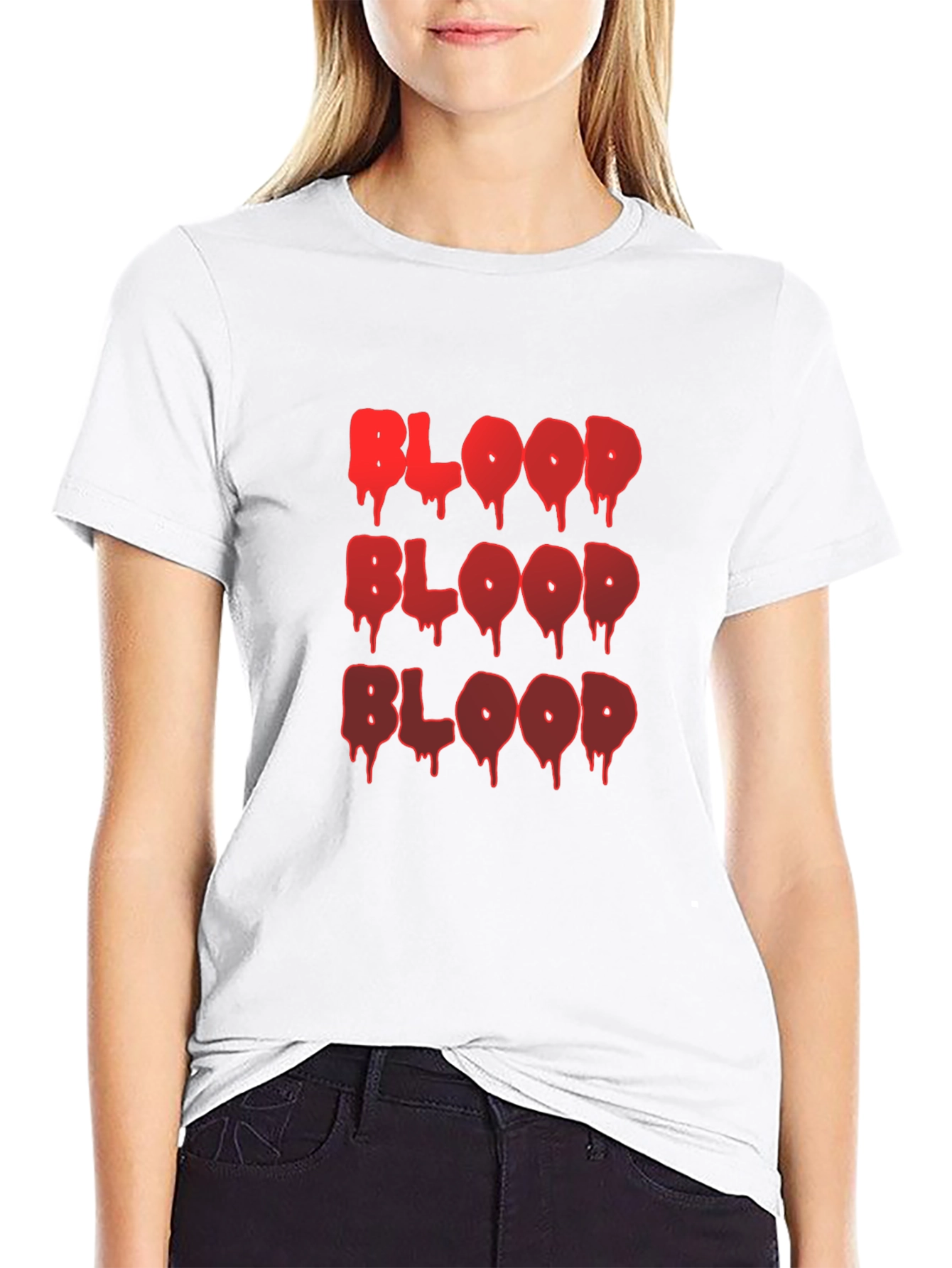 Bloody Good T-Shirt - Red Drip Font on Black