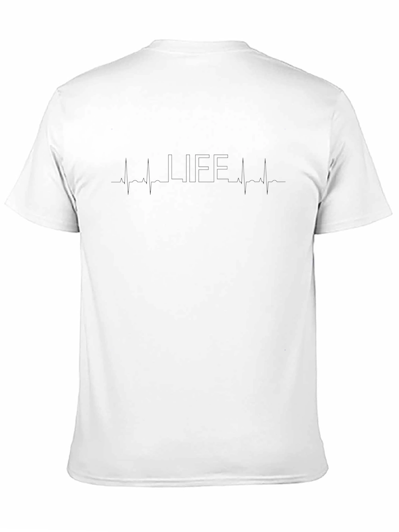 LIFE Heartbeat Graphic Tee - Classic Black T-Shirt