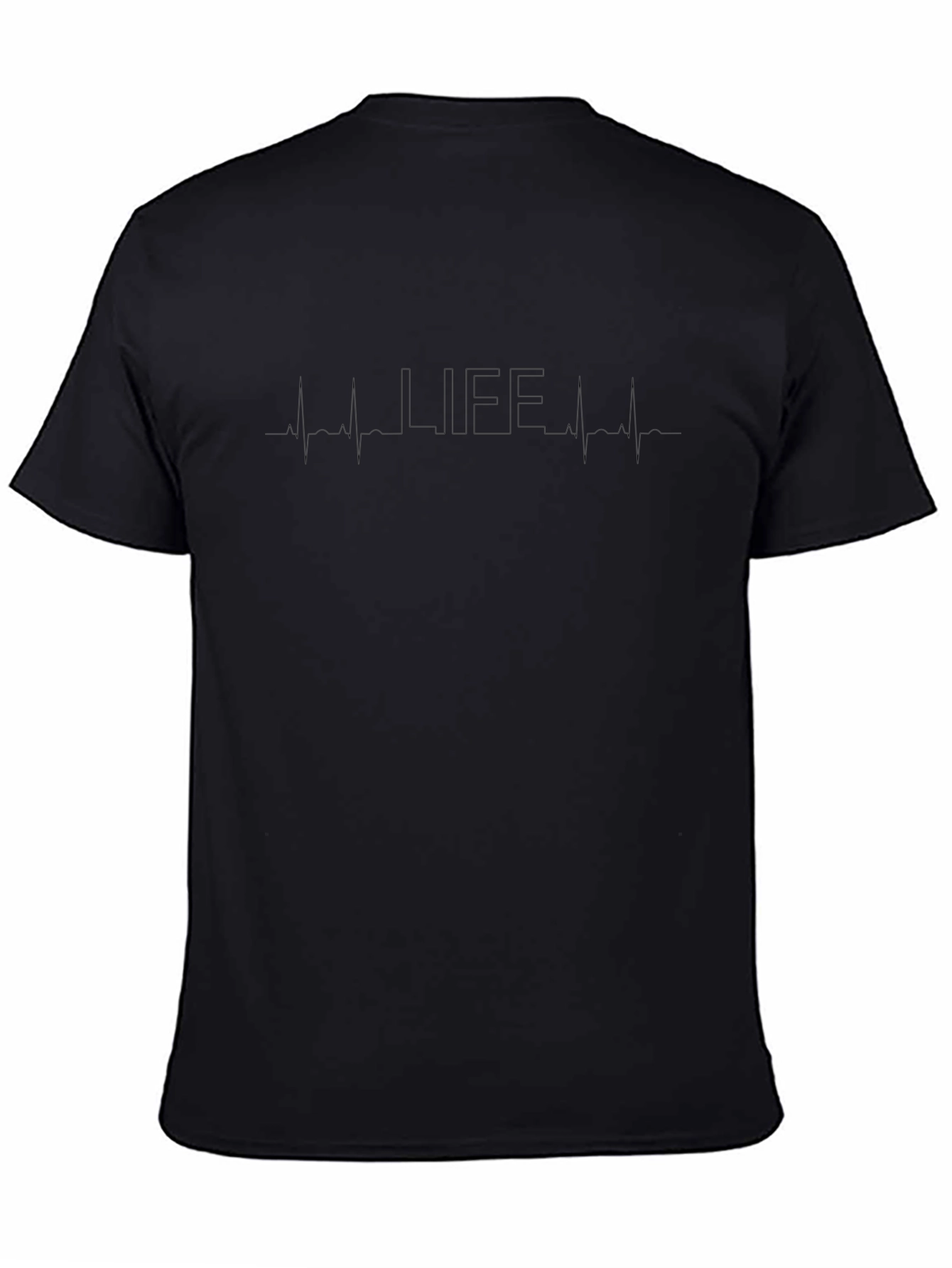 LIFE Heartbeat Graphic Tee - Classic Black T-Shirt