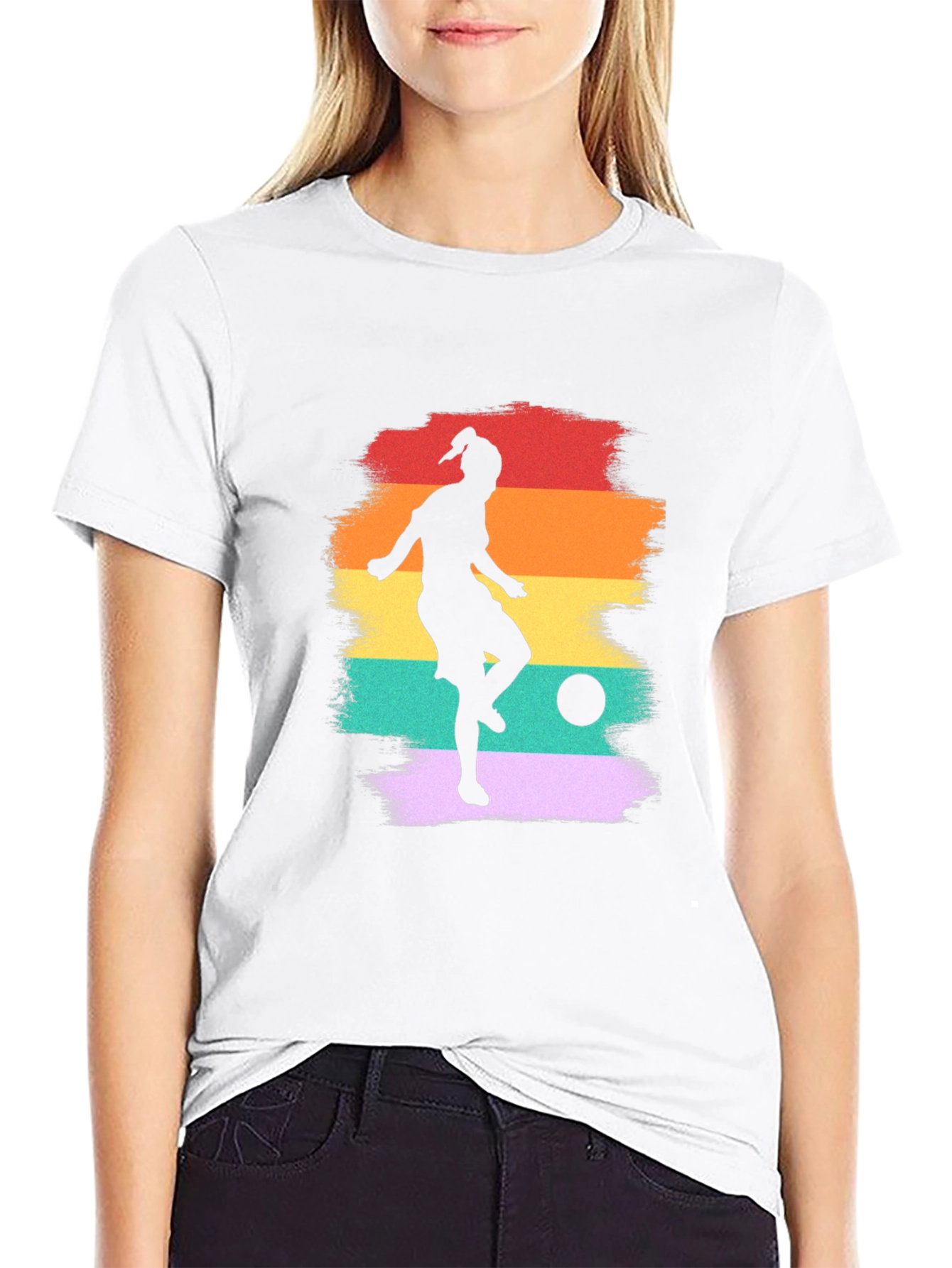 Retro Soccer Player T-Shirt