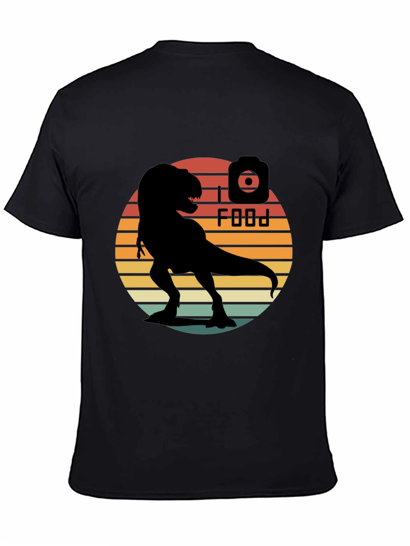 Retro T-Rex I Food T-Shirt