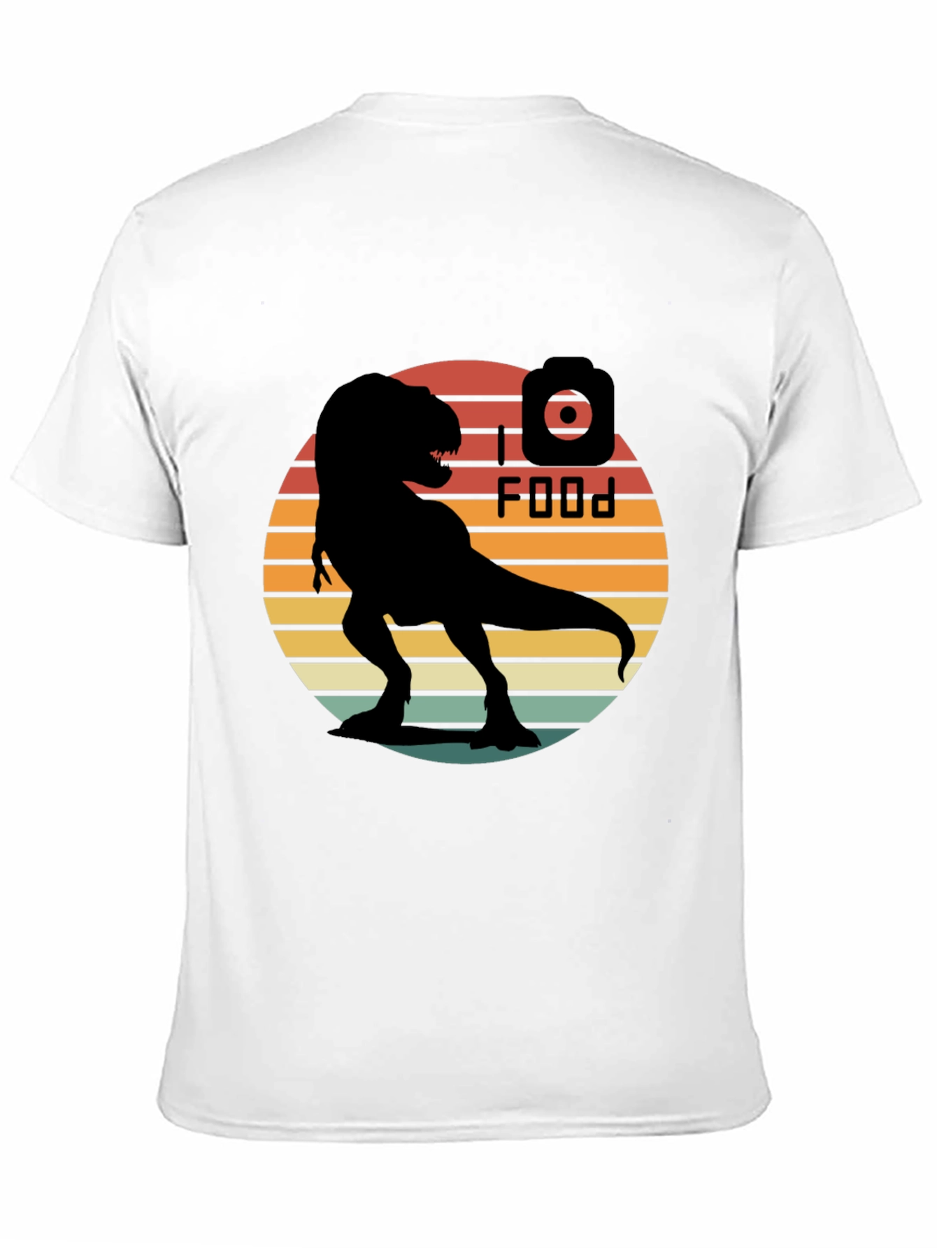 Retro T-Rex I Food T-Shirt