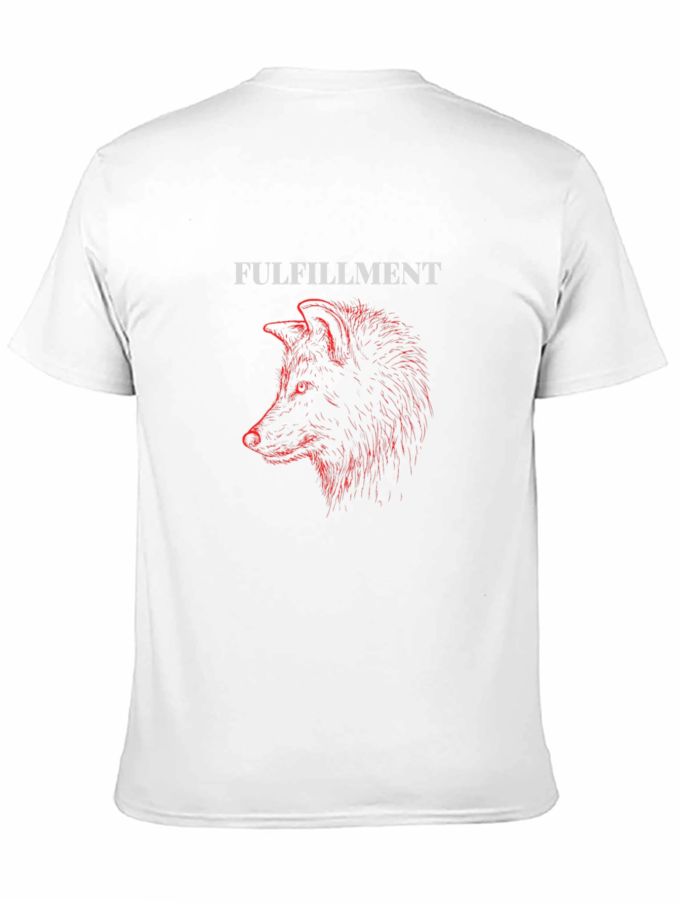 Fulfillment Wolf Graphic Tee - Premium Black Cotton T-Shirt