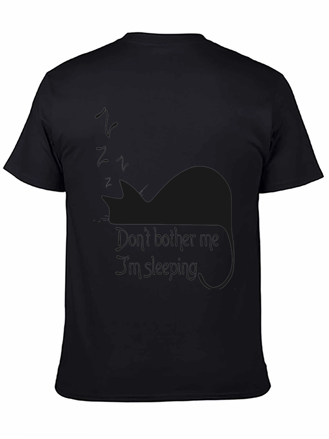 Dont Bother Me Sleeping Cat T-Shirt