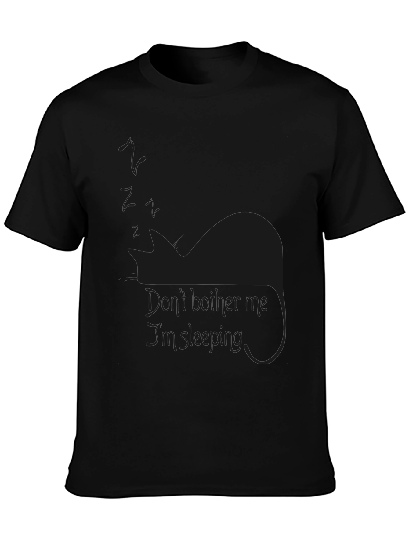 Dont Bother Me Sleeping Cat T-Shirt