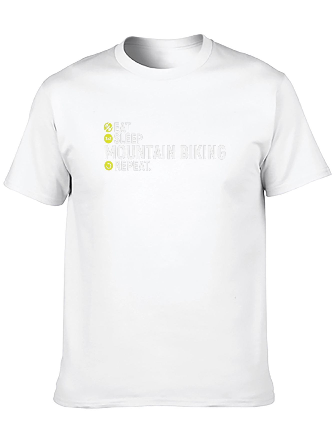 Eat Sleep Mountain Biking Repeat Tee