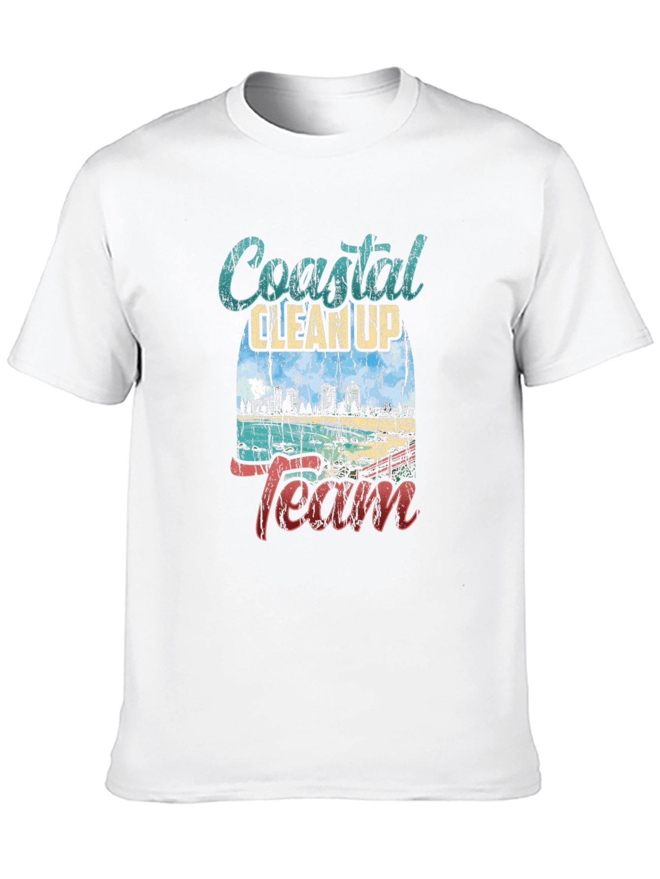 Coastal Clean Up Team T-Shirt - Black