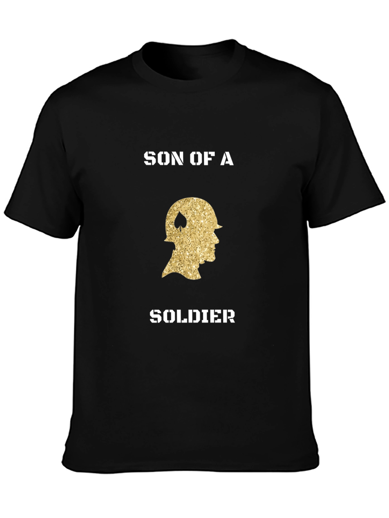 Son of a Soldier Graphic Tee - Black
