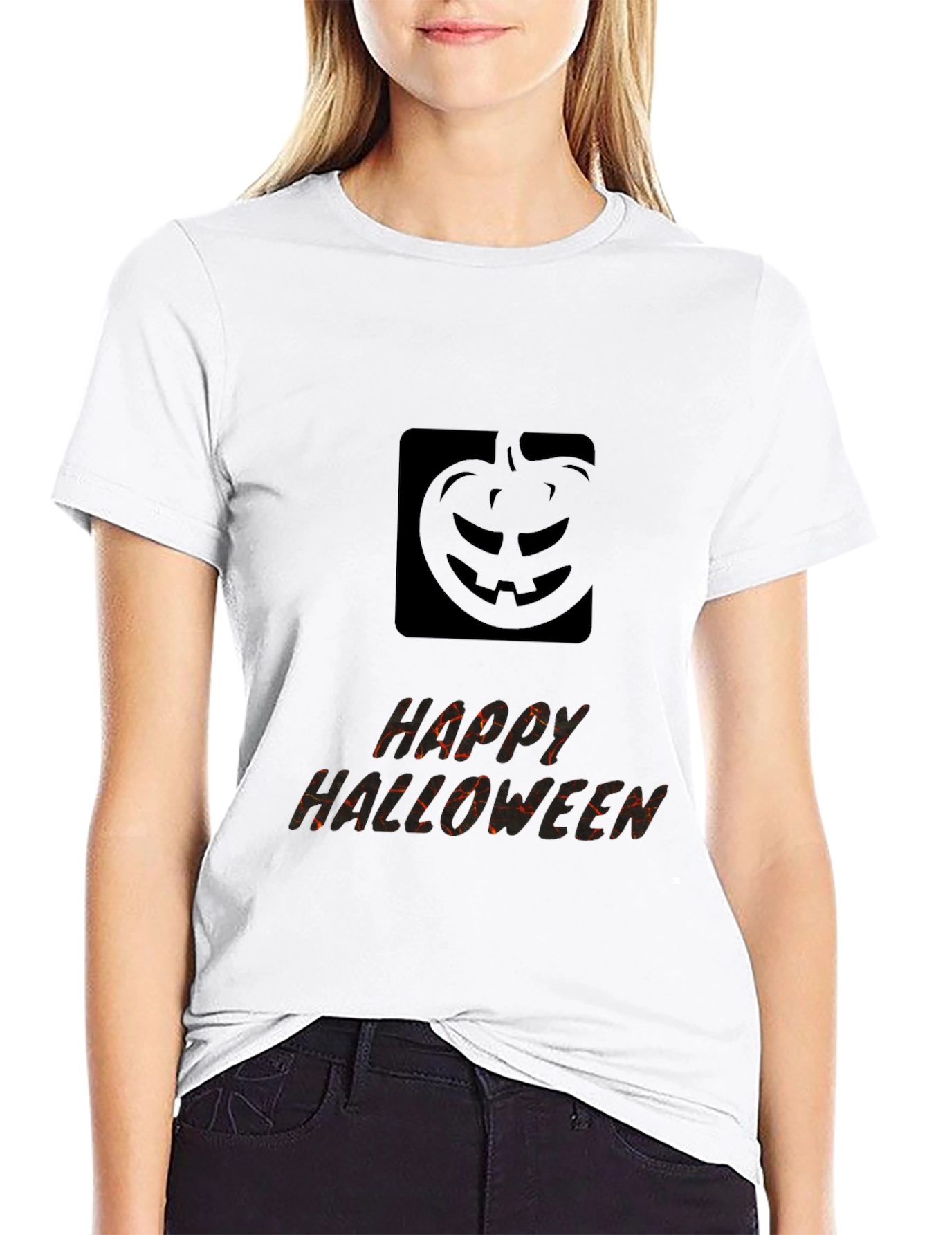 Happy Halloween Pumpkin Graphic Tee