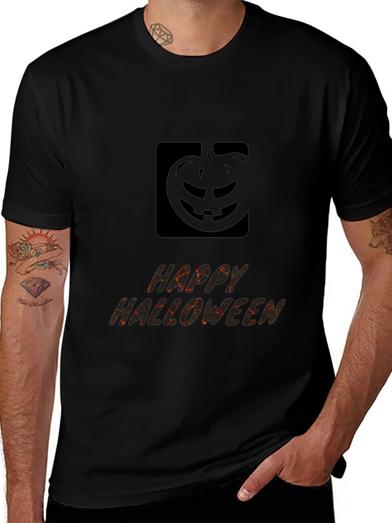 Happy Halloween Pumpkin Graphic Tee