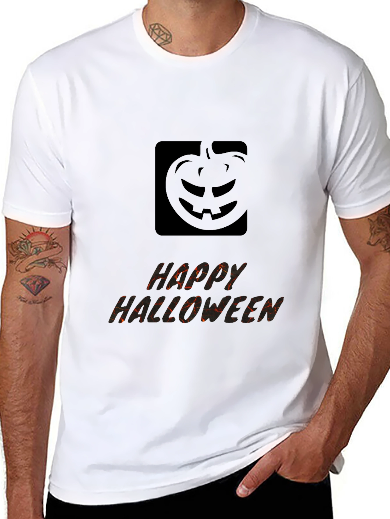 Happy Halloween Pumpkin Graphic Tee